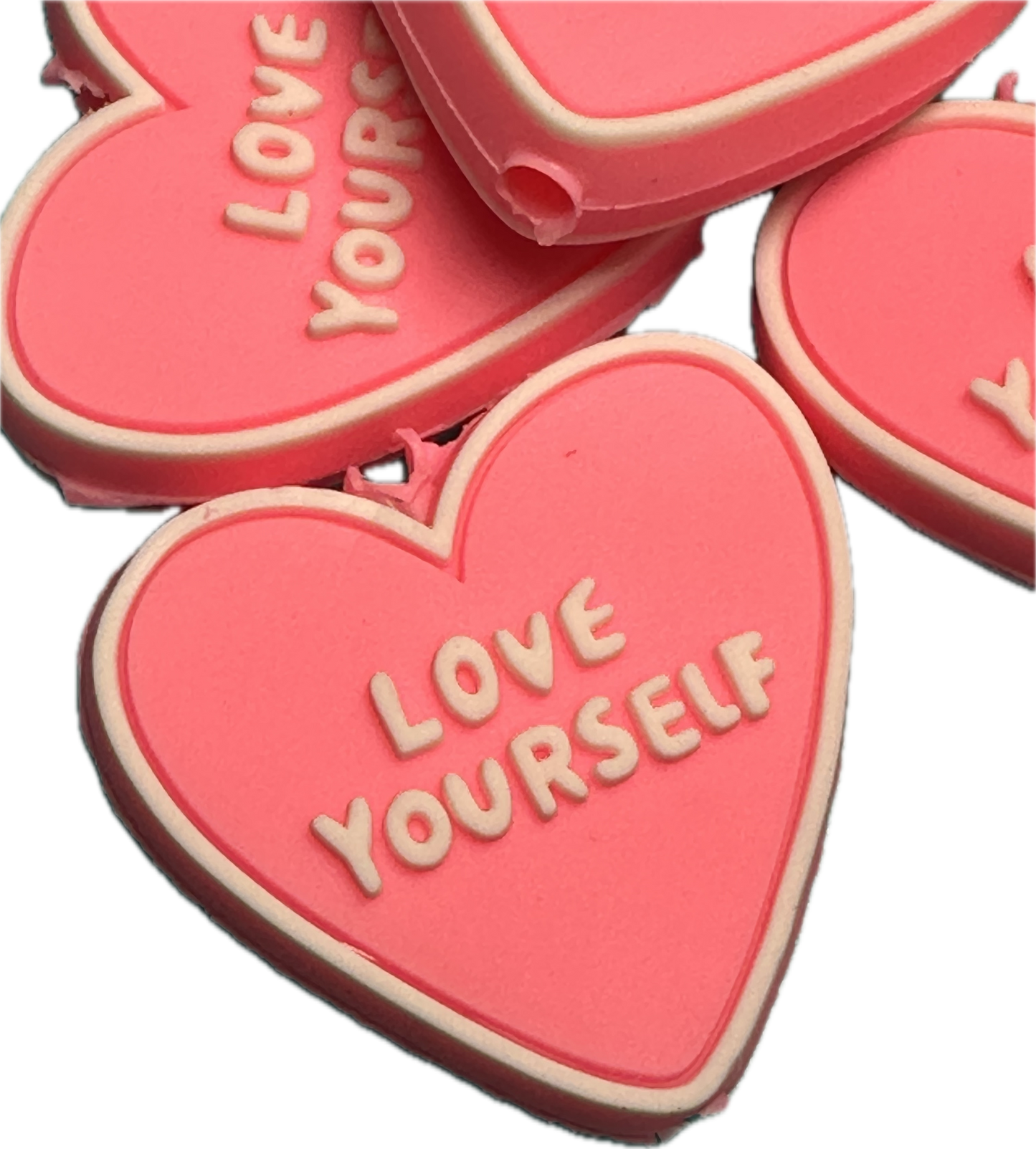 Conversation Hearts Focal Bead/Love Yourself
