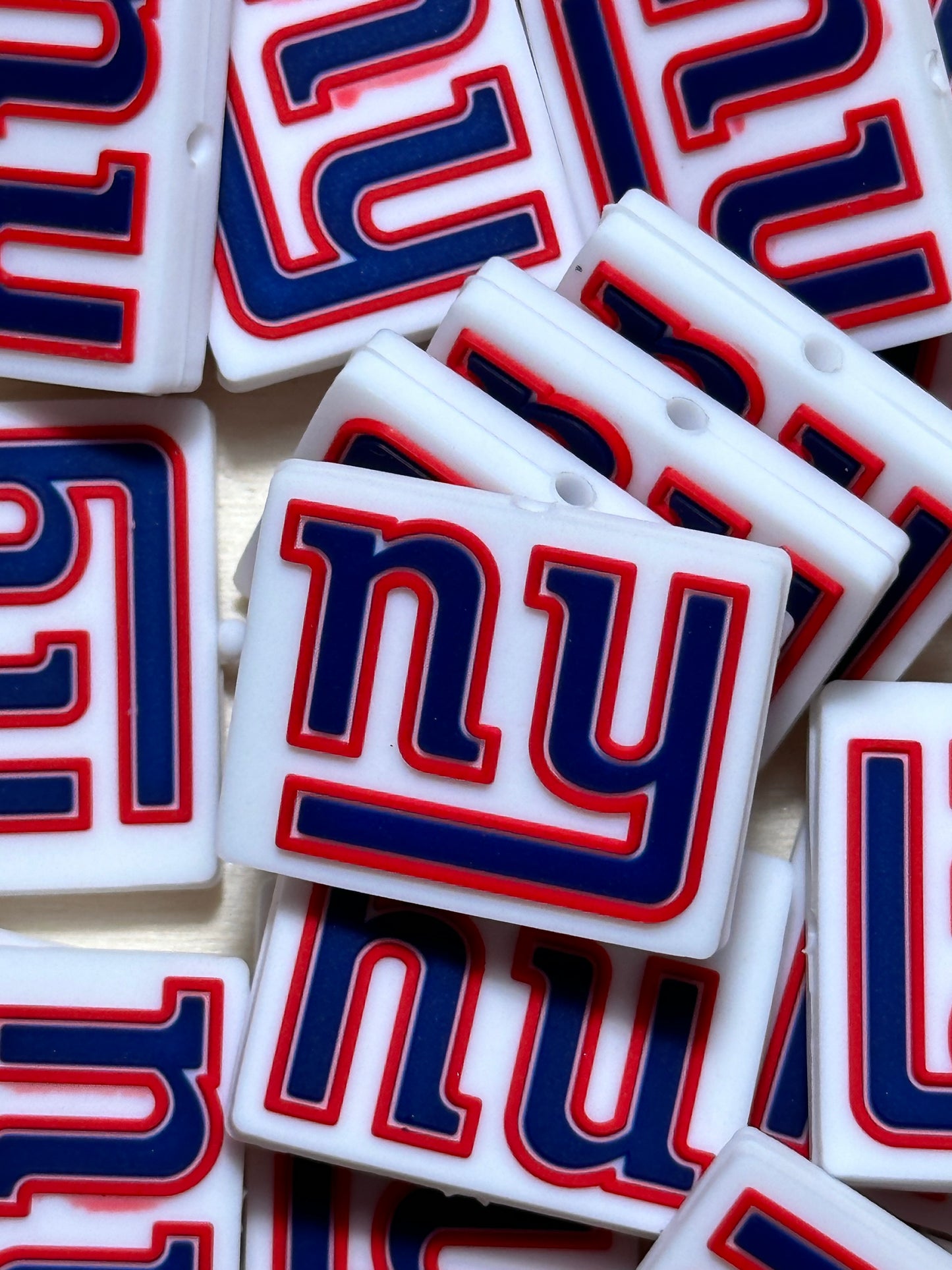 NY Giants focal bead