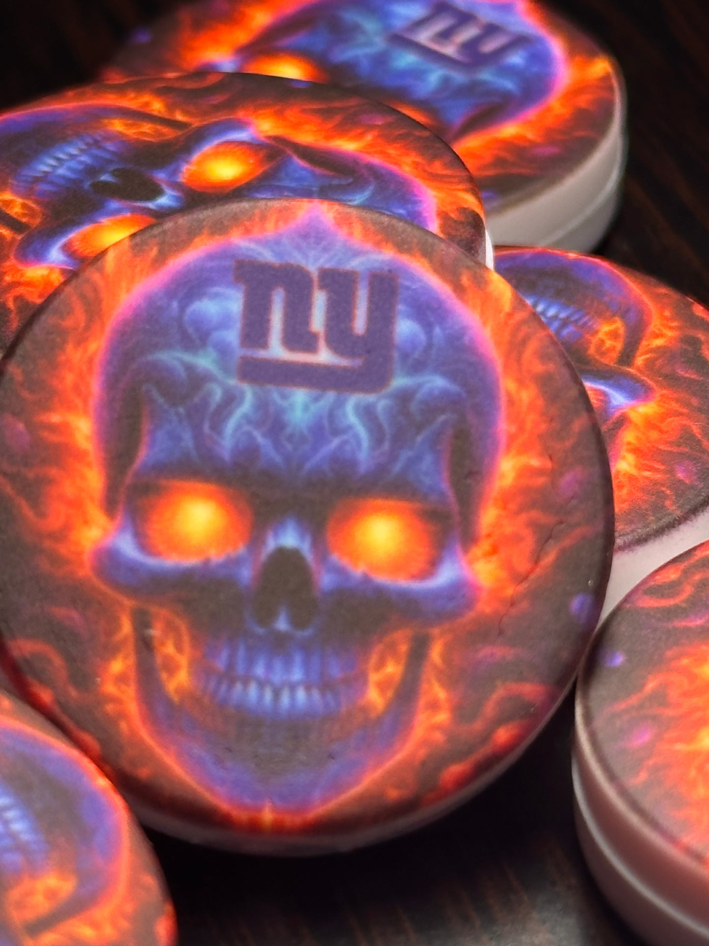 NEW NY Giants focal bead