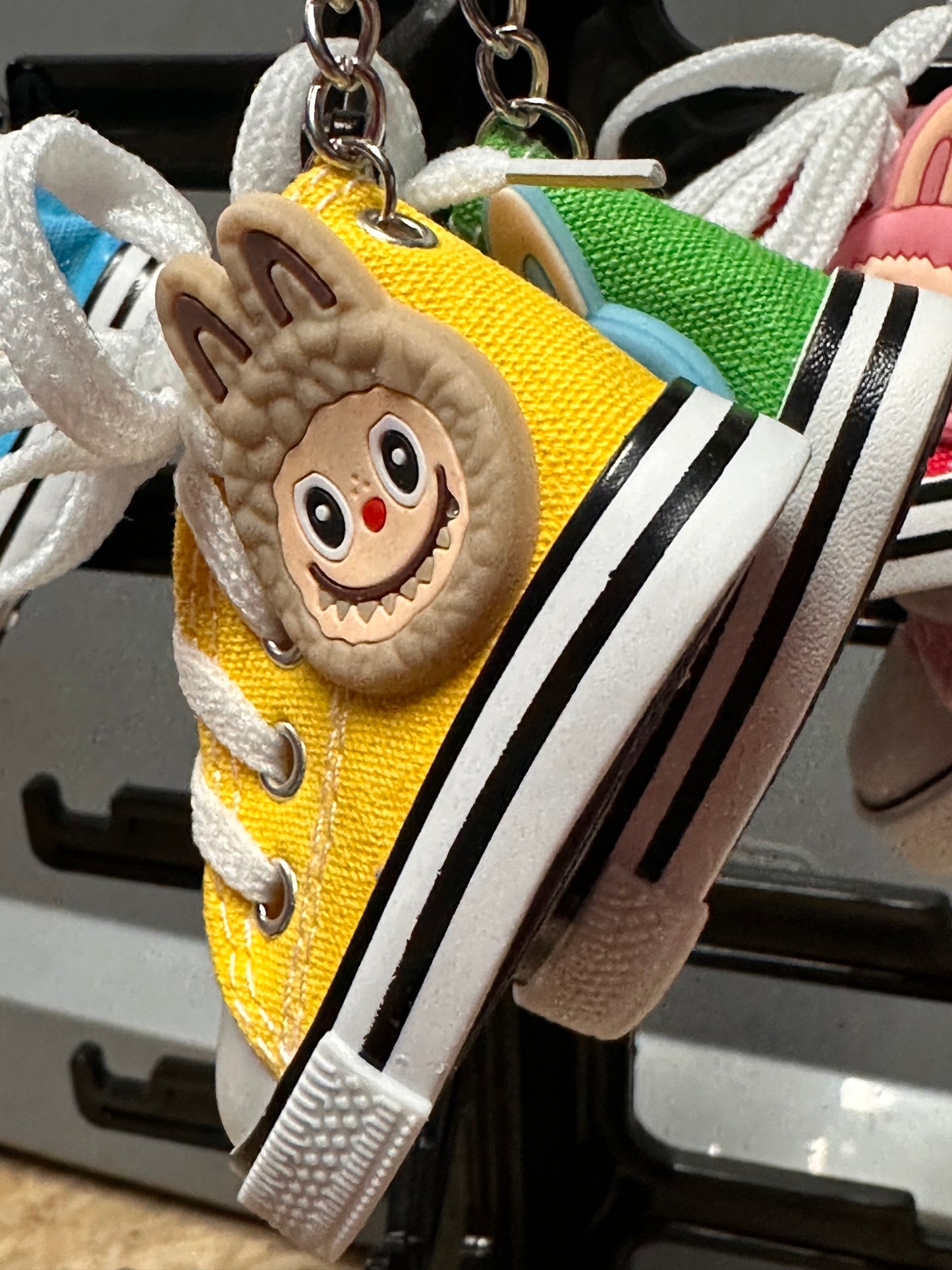 Labubu high top sneaker keychains/ Monster keychain/ Converse