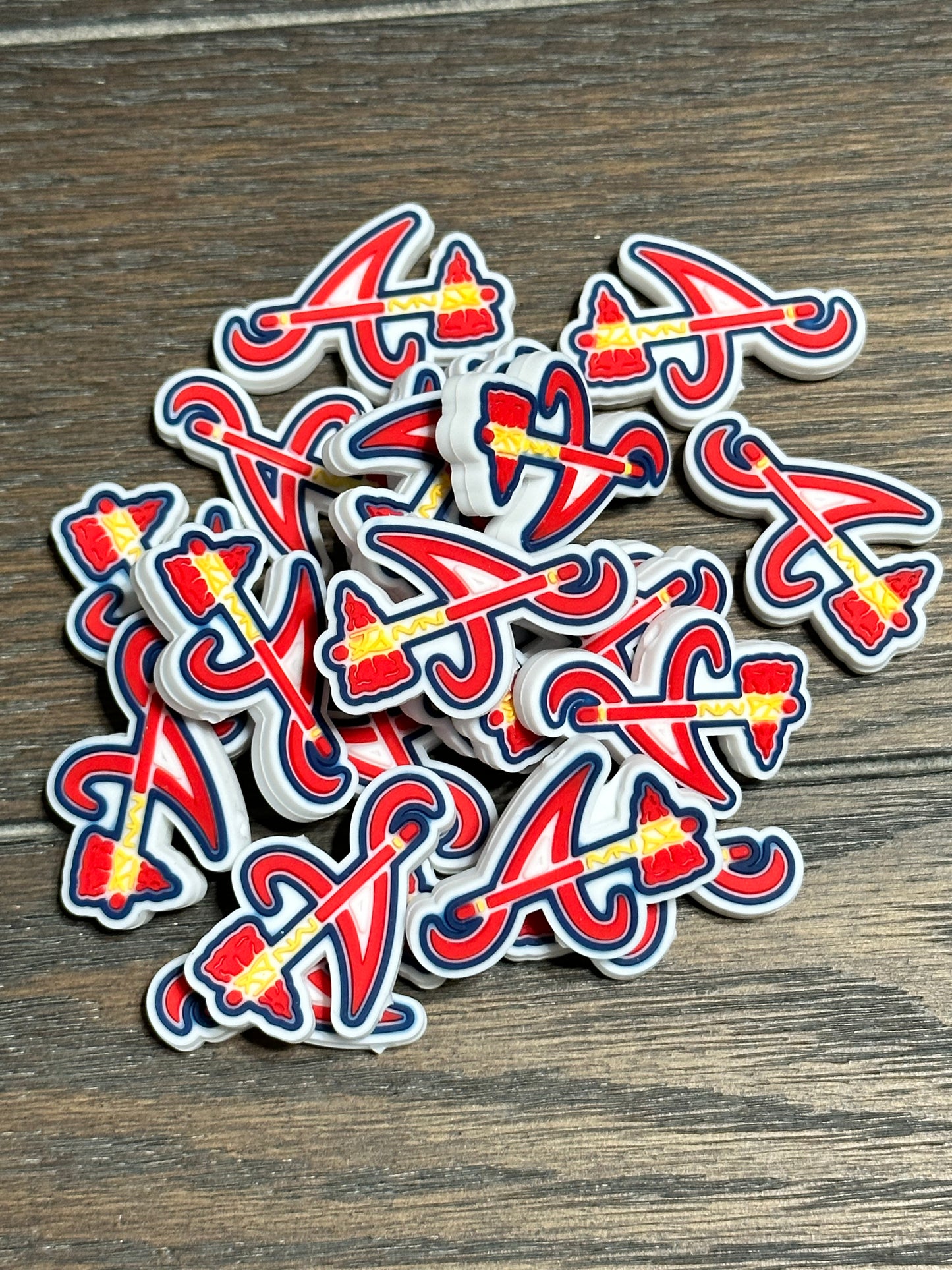 Atlanta Braves focal bead