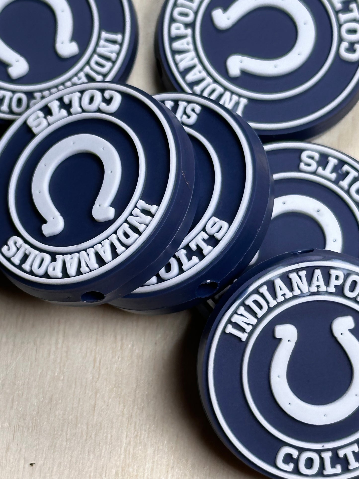 Indianapolis Colts focal bead