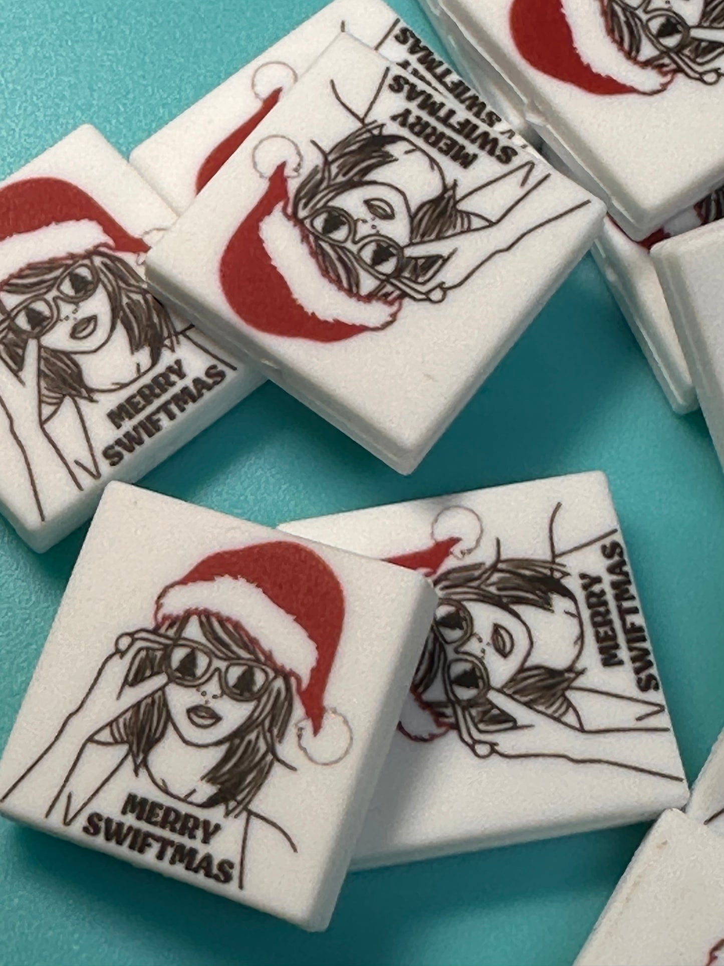 Christmas Taylor Swift focal bead design #4