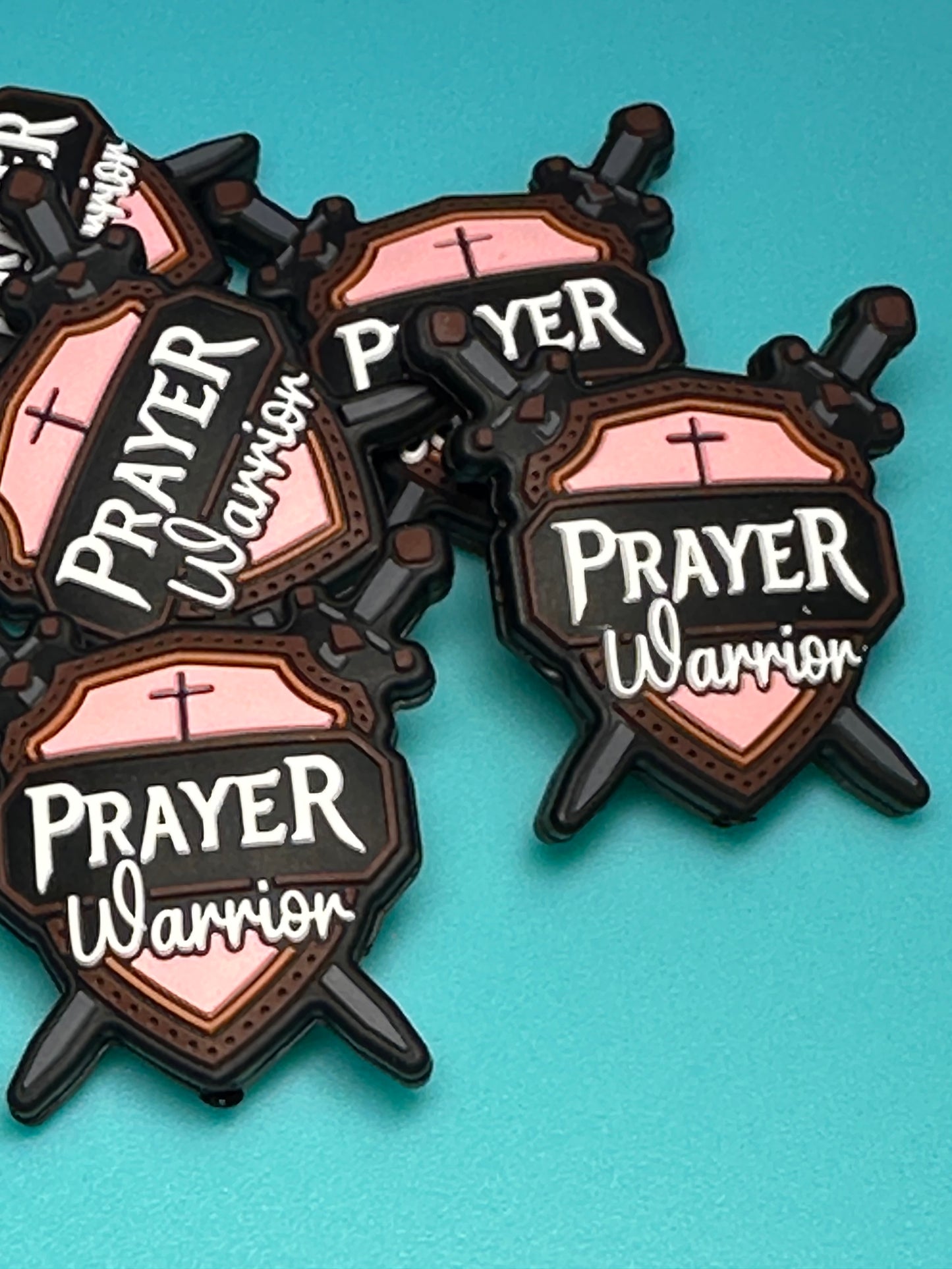 Prayer warrior beads /Focal Bead/ beadable pen/ Silicone bead/ keychain beads/ religious/ Faith/ GOD