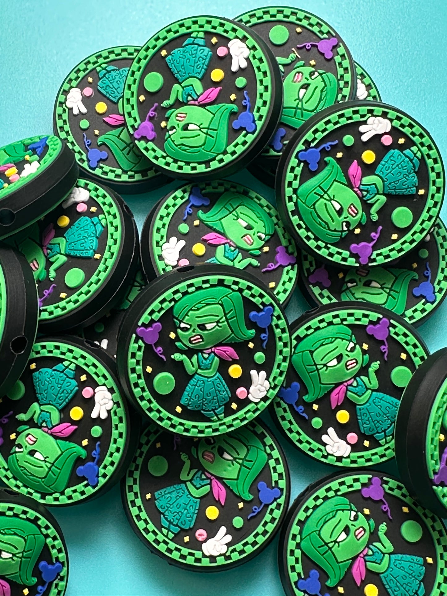 IO/ emotional Focal Bead/ beadable pen/ Silicone bead/ keychain bead/