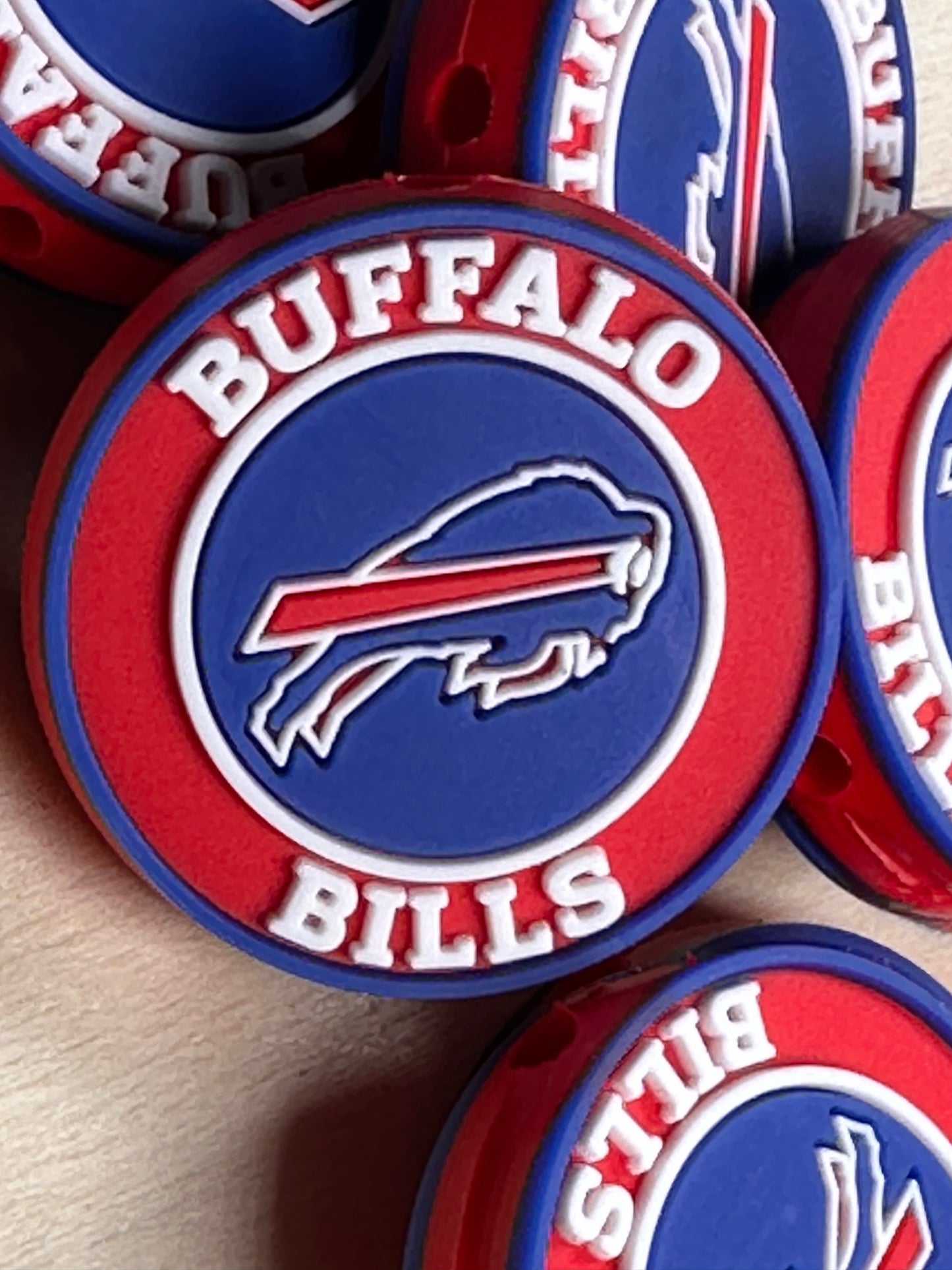 Buffalo Bills focal bead/ football