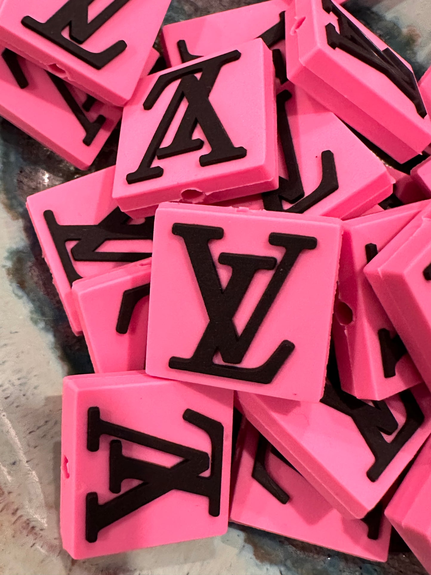 Desired designs of silicone focal bead/ 3 different designs