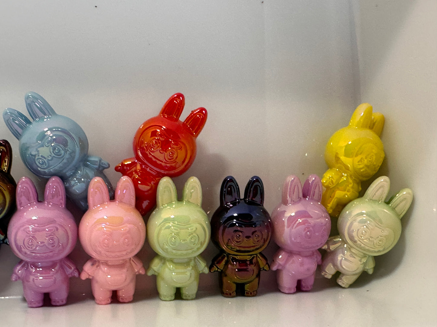 Labubu monster acrylic beads/ Five (5) beads included assorted colors/pen beading beads / keychain beads/ DIY/