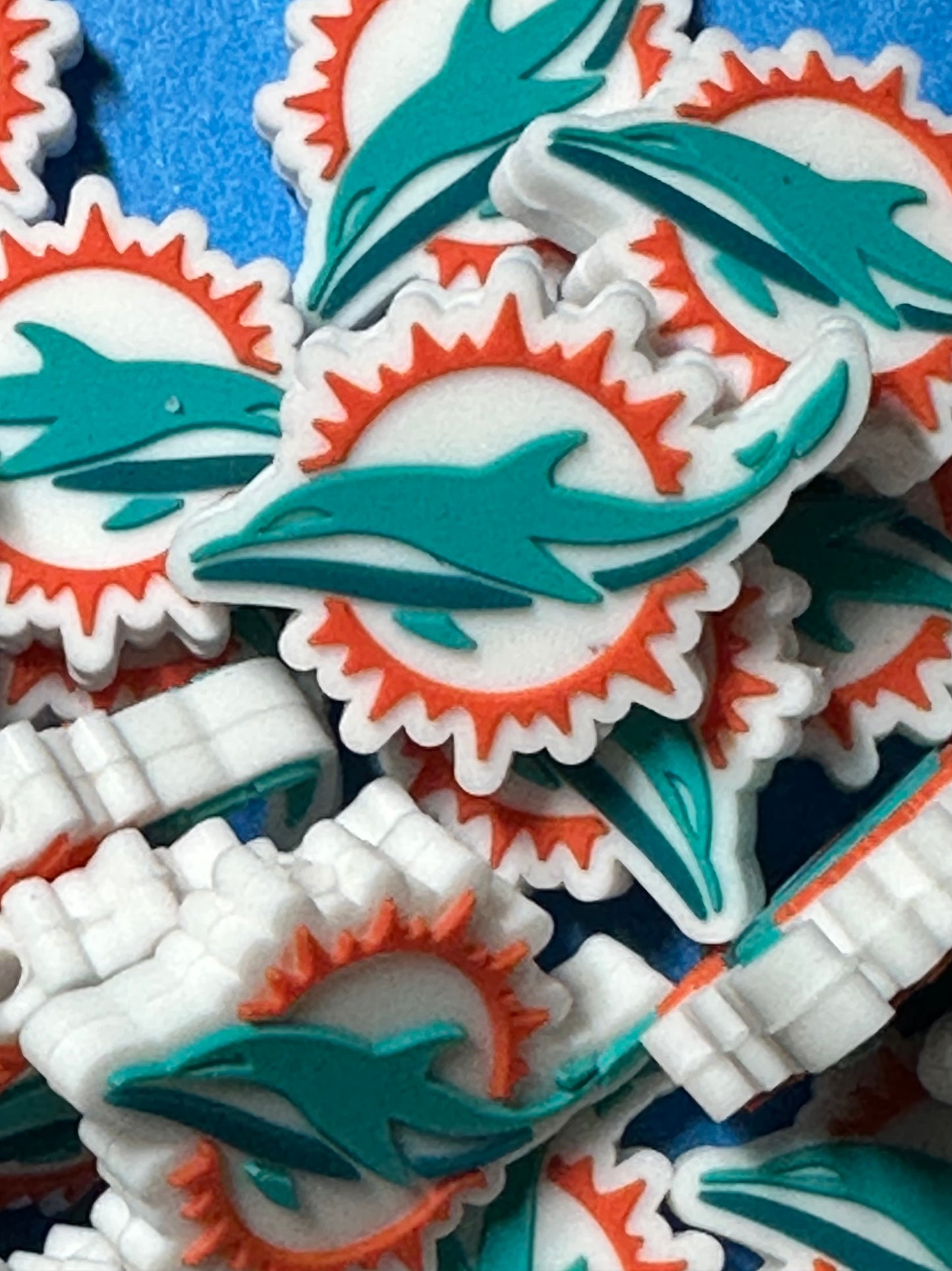 Miami Dolphins focal bead