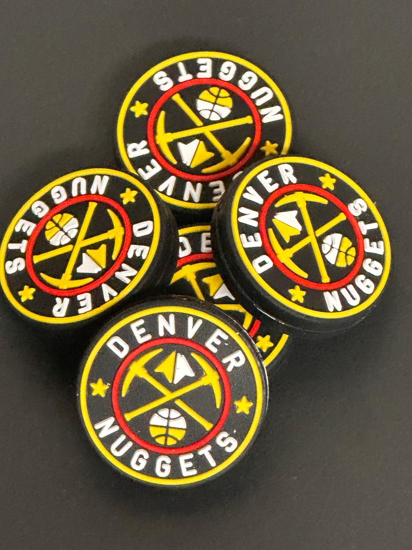 Denver Nuggets team focal bead / basketball