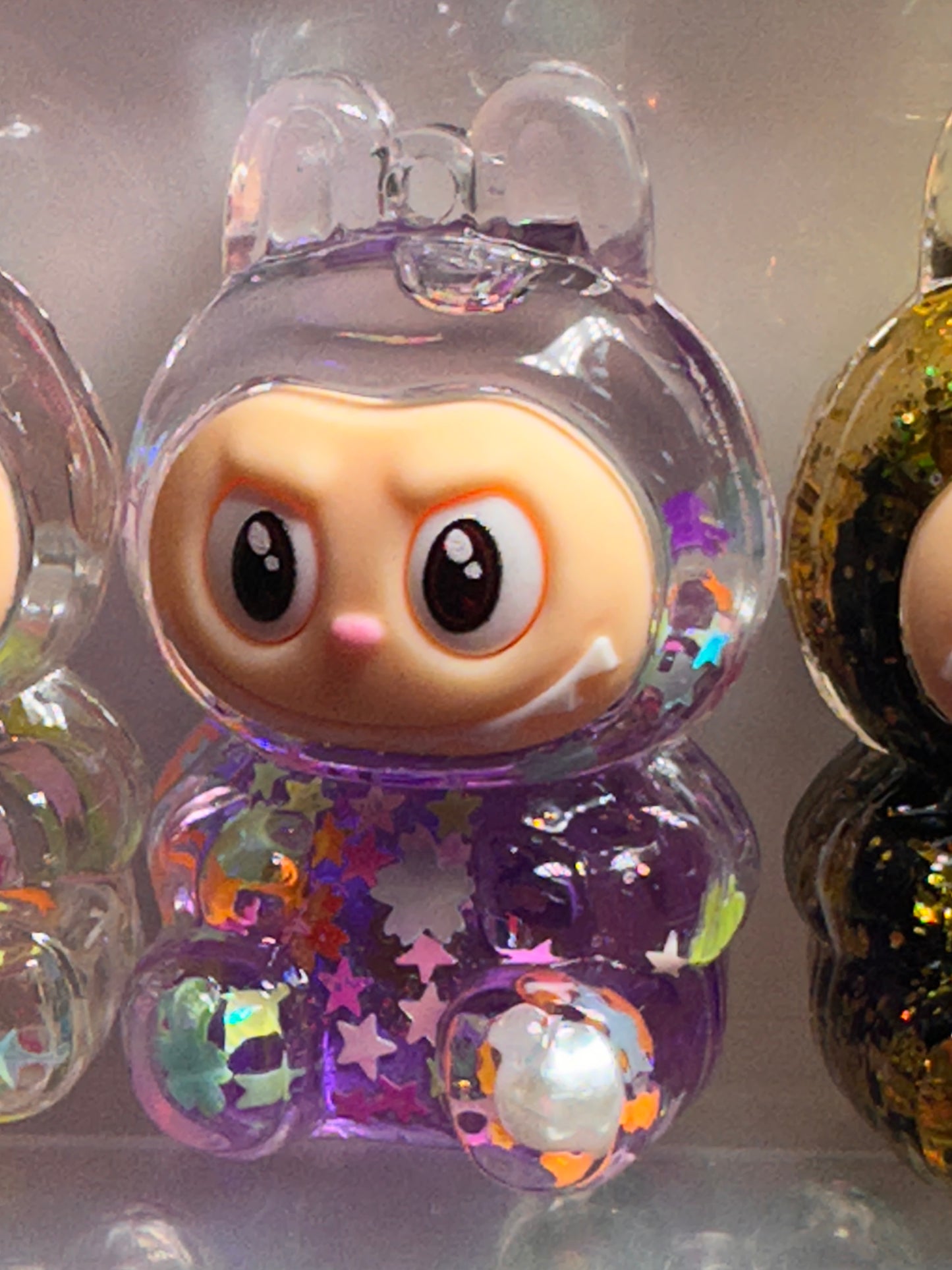 Labubu quicksand pendants for DIY/ Monster keychain, bag charms, purse charms and other DIY/