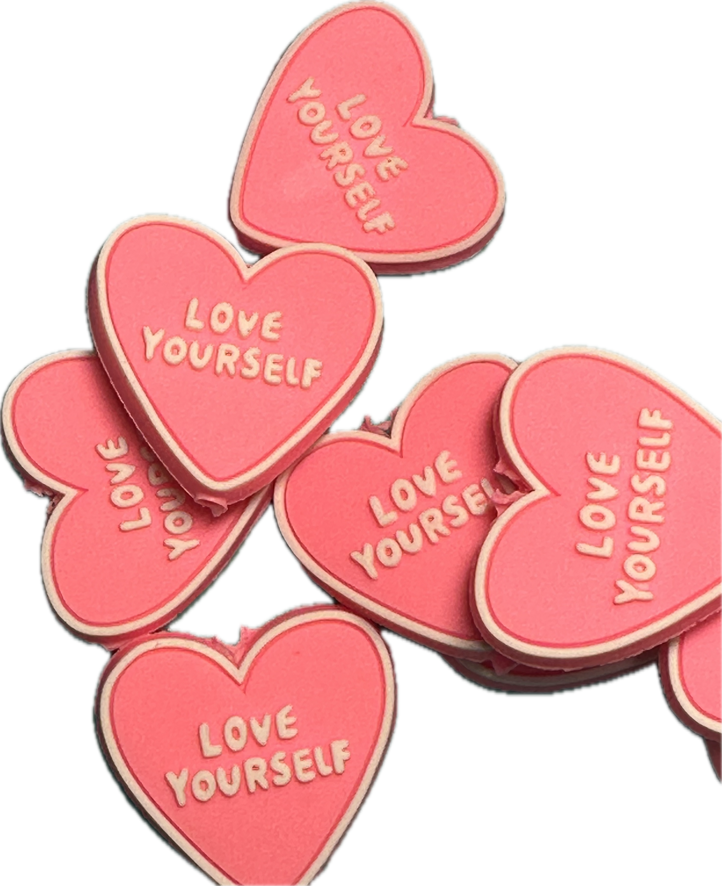 Conversation Hearts Focal Bead/Love Yourself
