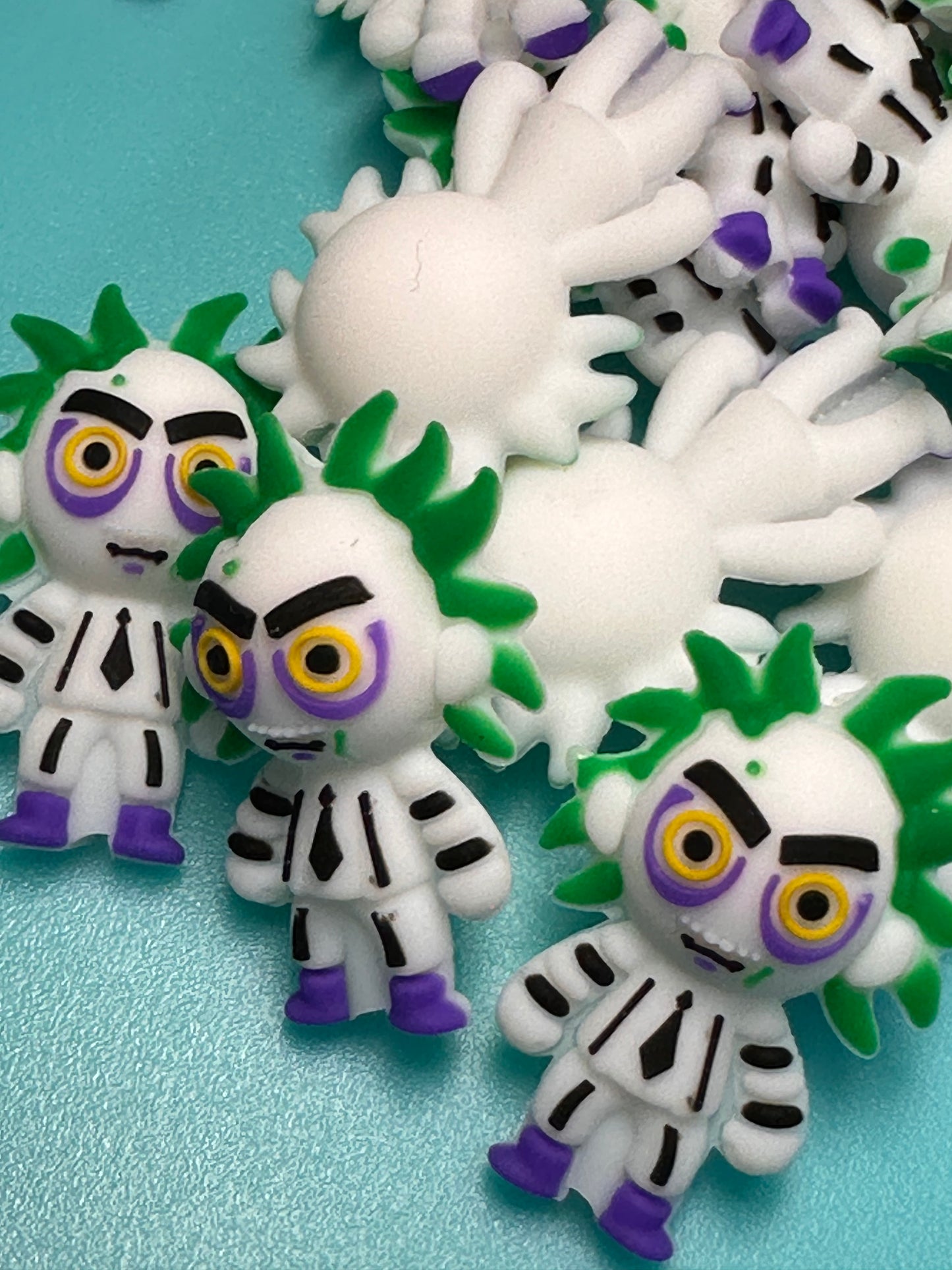 3D silicone focal bead/ bee juic/ Halloween