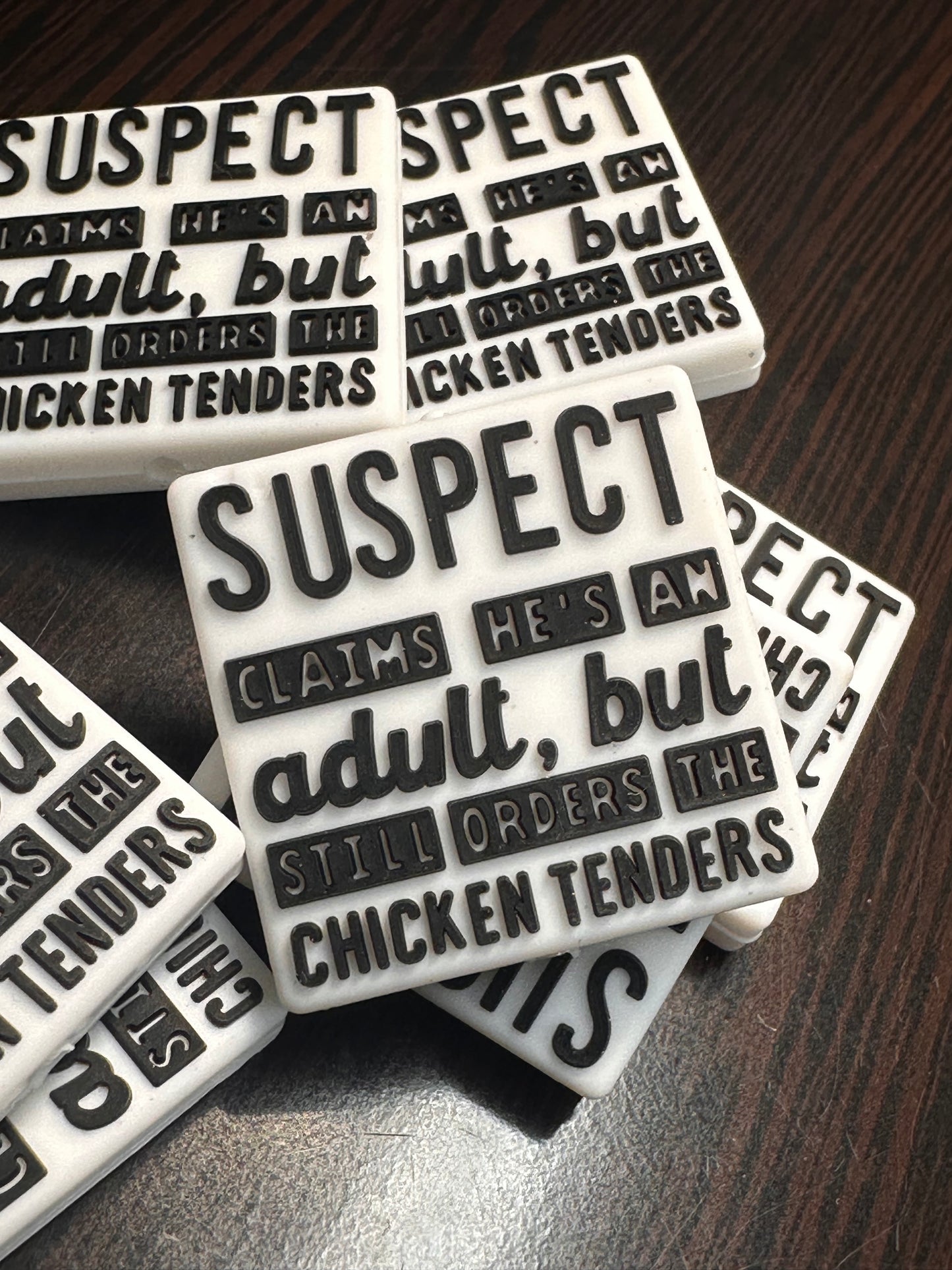Funny focal beads/ beadable pen/ Silicone bead/ keychain bead/ DIY/Chicken nuggets/ investigator