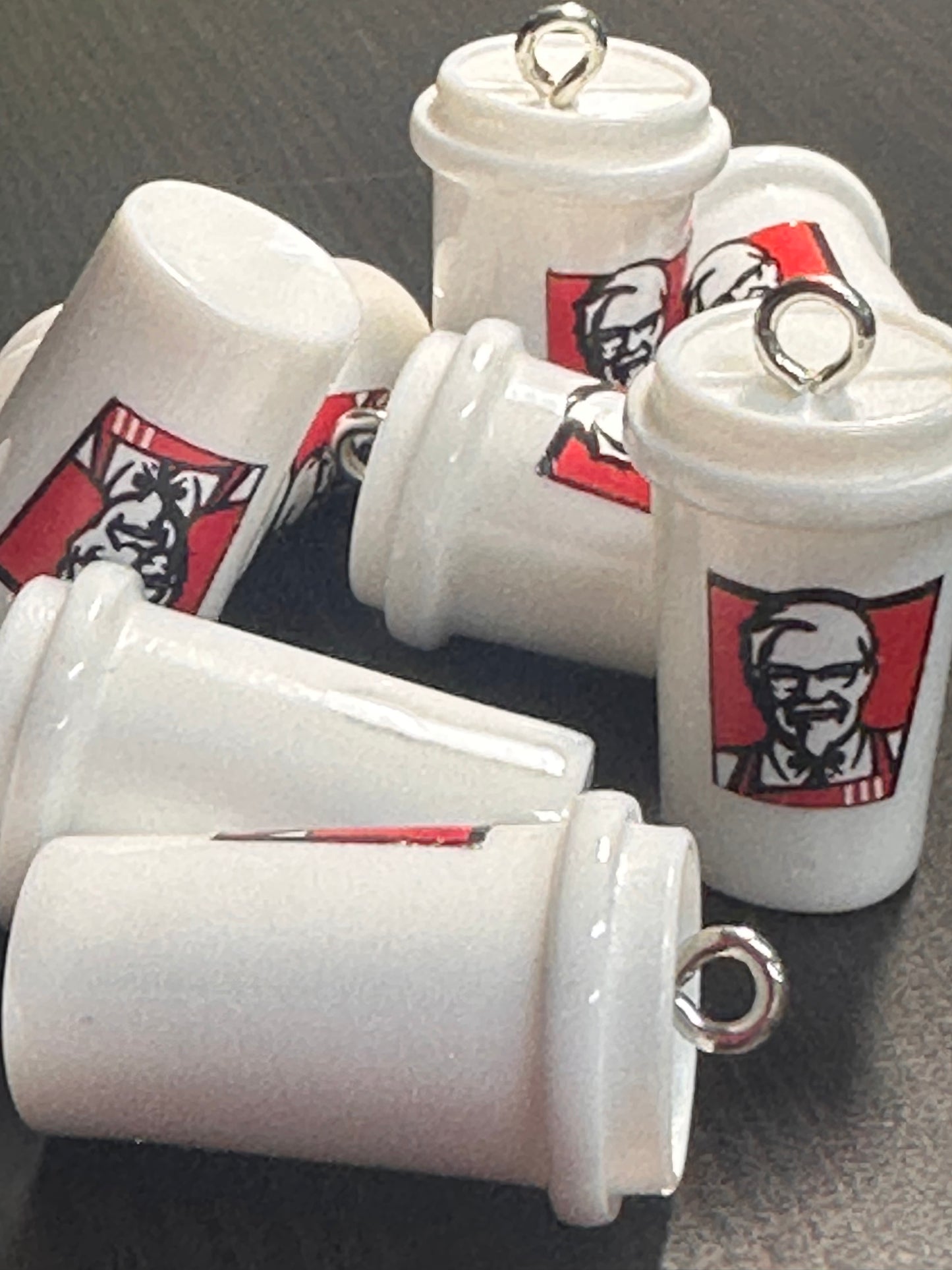 Beverage K F C Soda Pop drink cup charm/acrylic beer/ pendant/ DIY charm bracelet/ DIY necklace