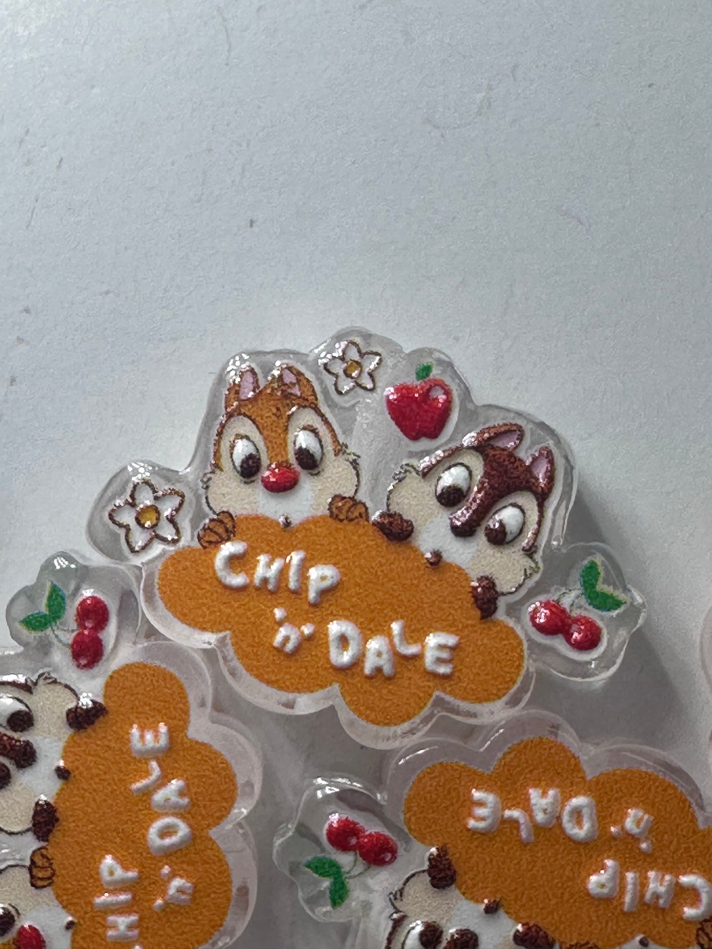 Acrylic focal bead- set of 2/ focal bead/ pen beading / keychain bead