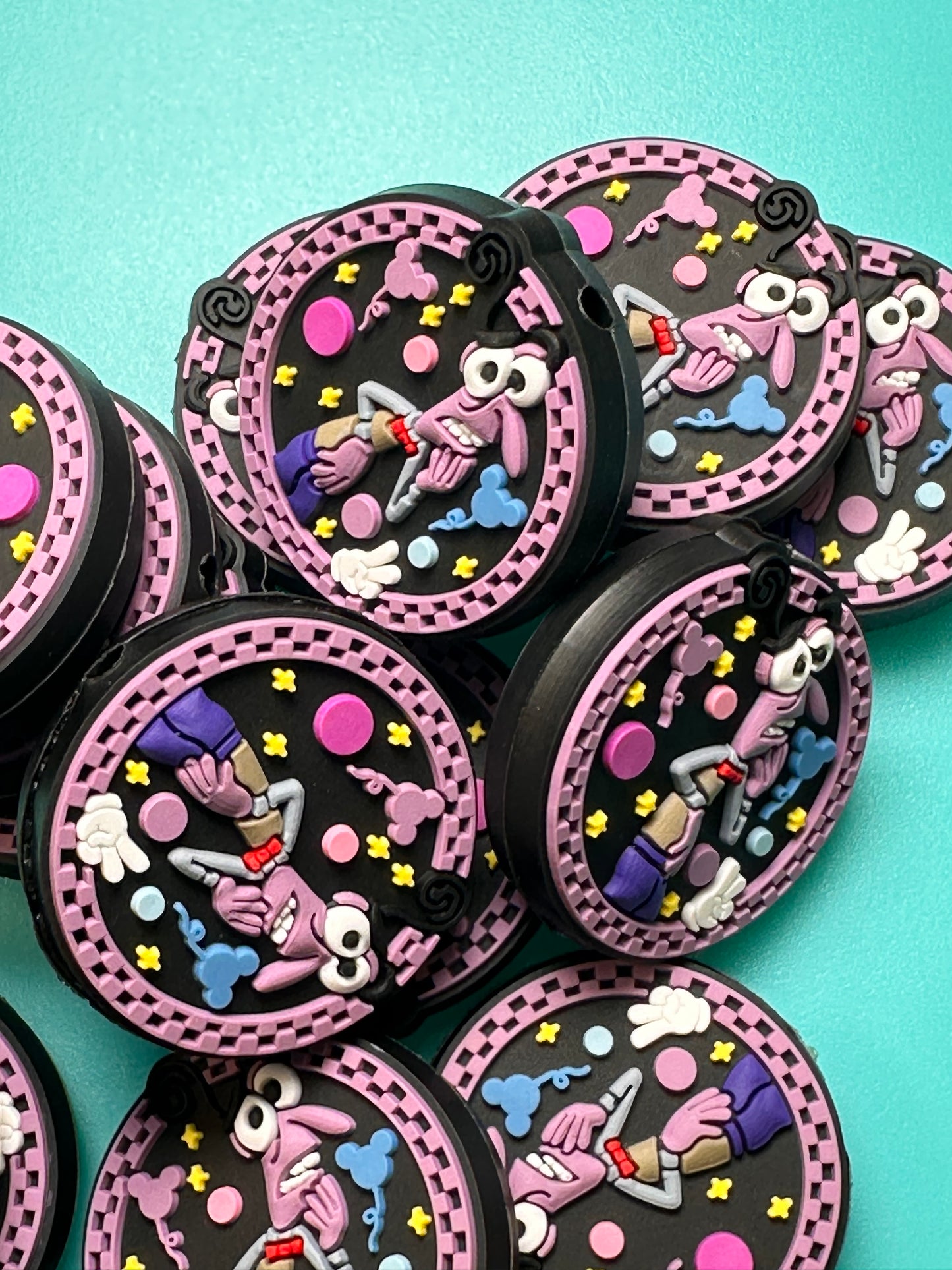 IO/ emotional Focal Bead/ beadable pen/ Silicone bead/ keychain bead/