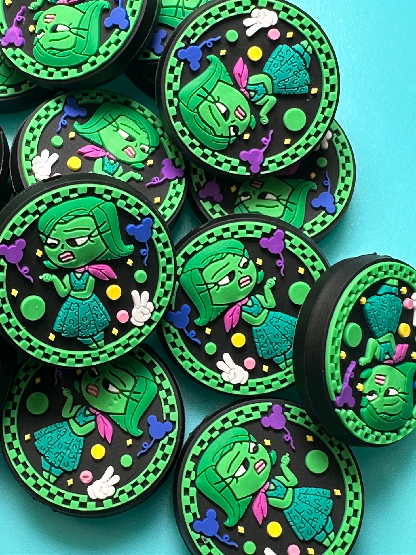 IO/ emotional Focal Bead/ beadable pen/ Silicone bead/ keychain bead/