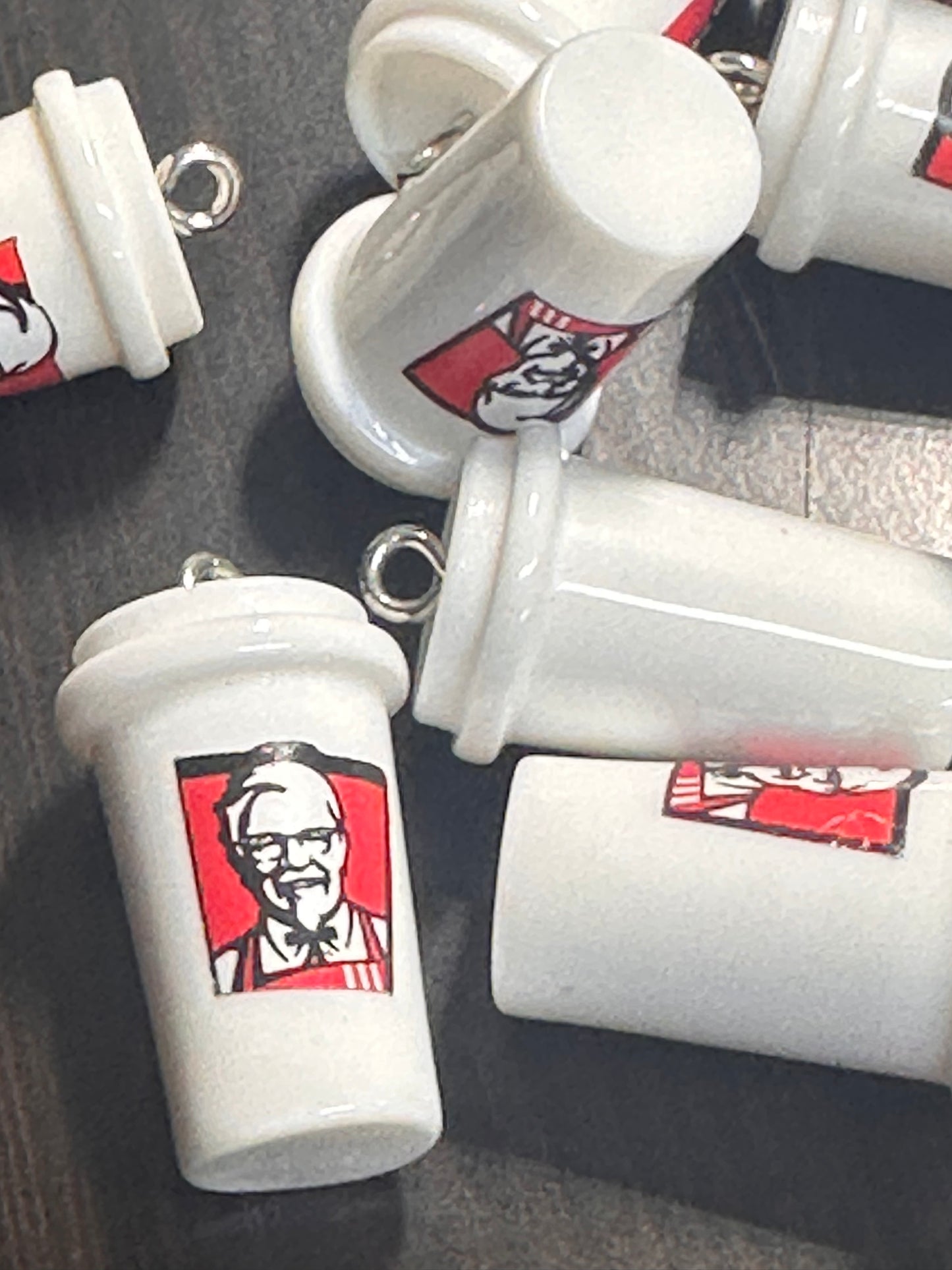 Beverage K F C Soda Pop drink cup charm/acrylic beer/ pendant/ DIY charm bracelet/ DIY necklace