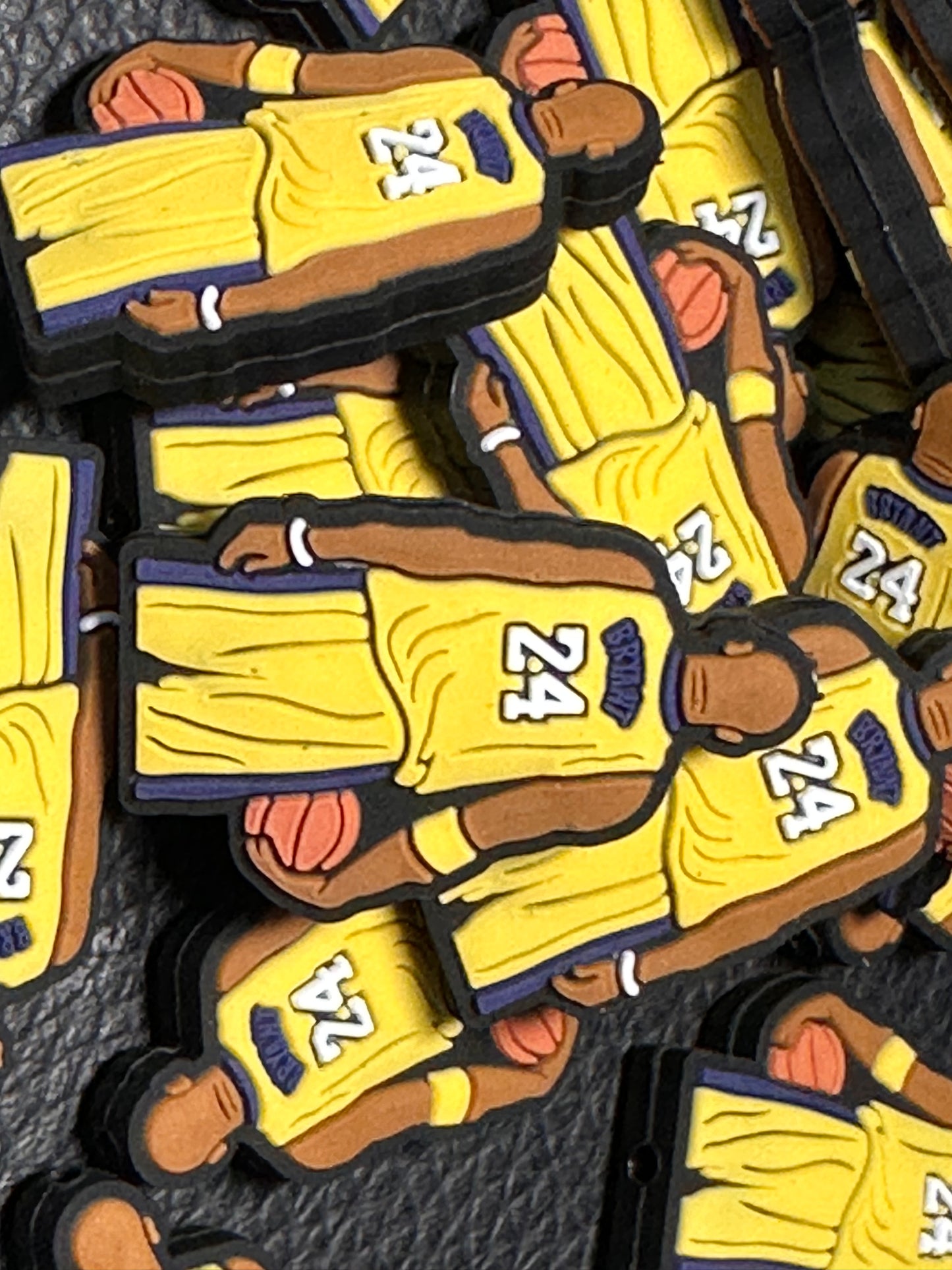 Kobe Bryant 24 focal bead