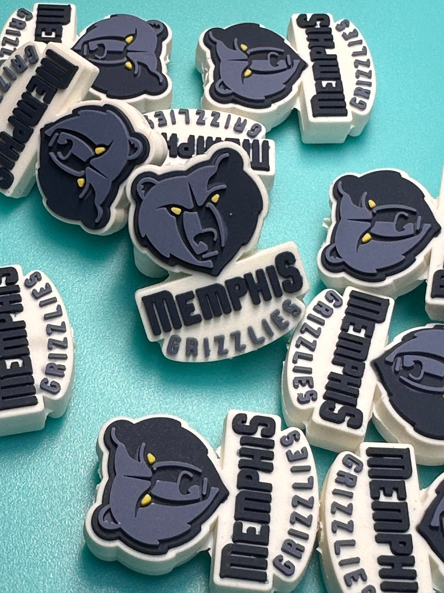 Memphis Grizzlies team focal bead / Tennessee / basketball