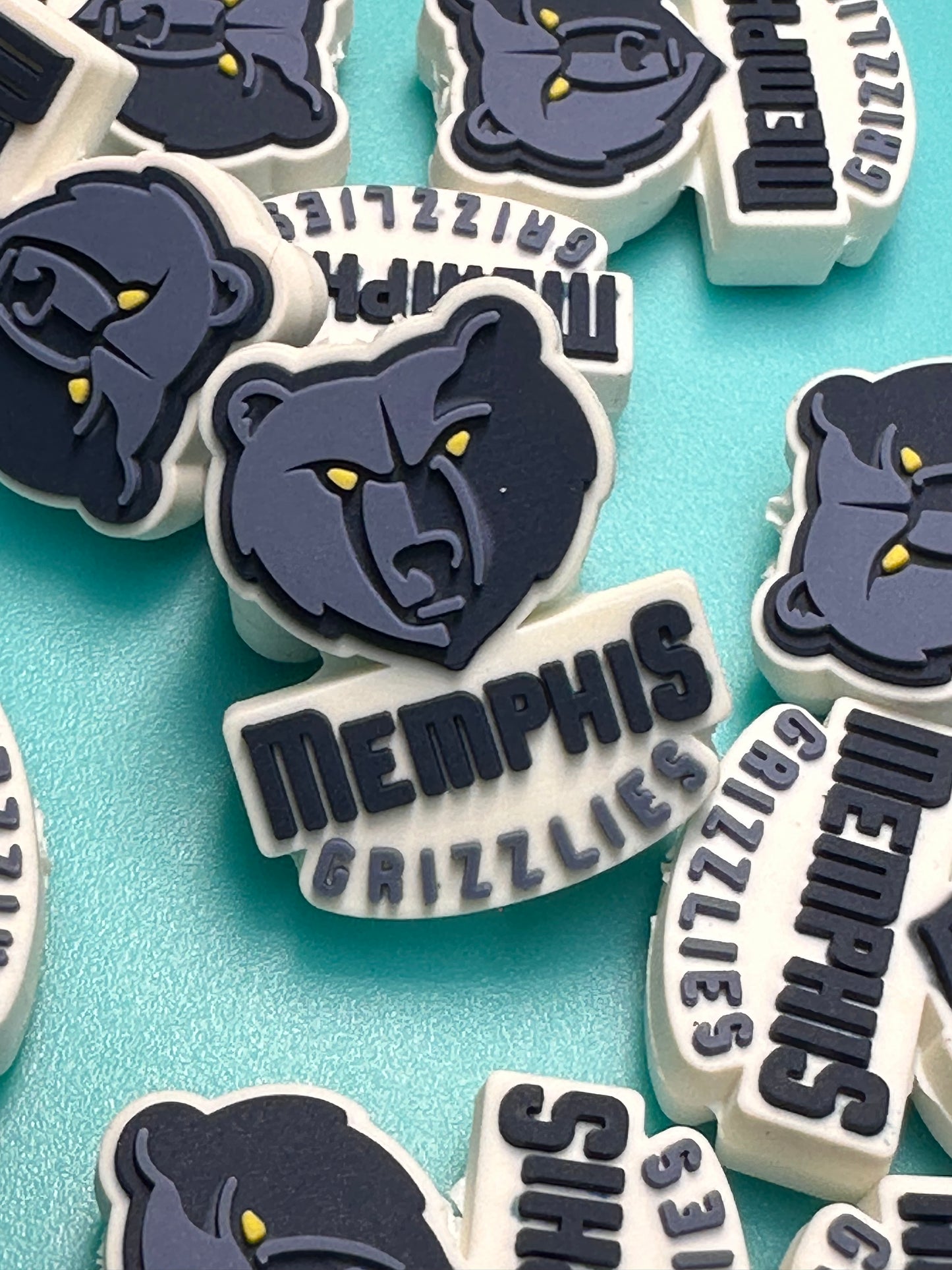 Memphis Grizzlies team focal bead / Tennessee / basketball