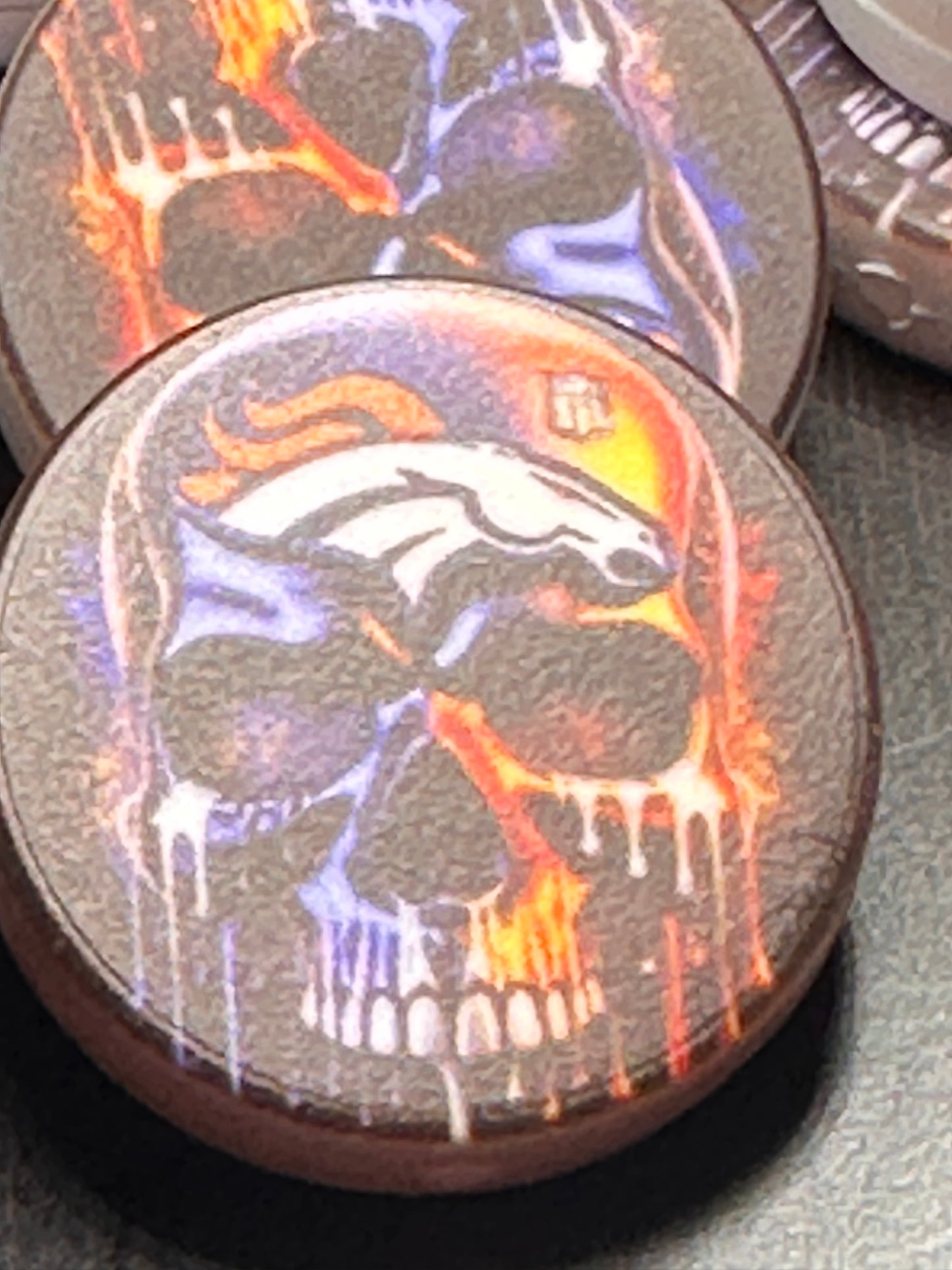 NEW Denver Broncos focal bead/football
