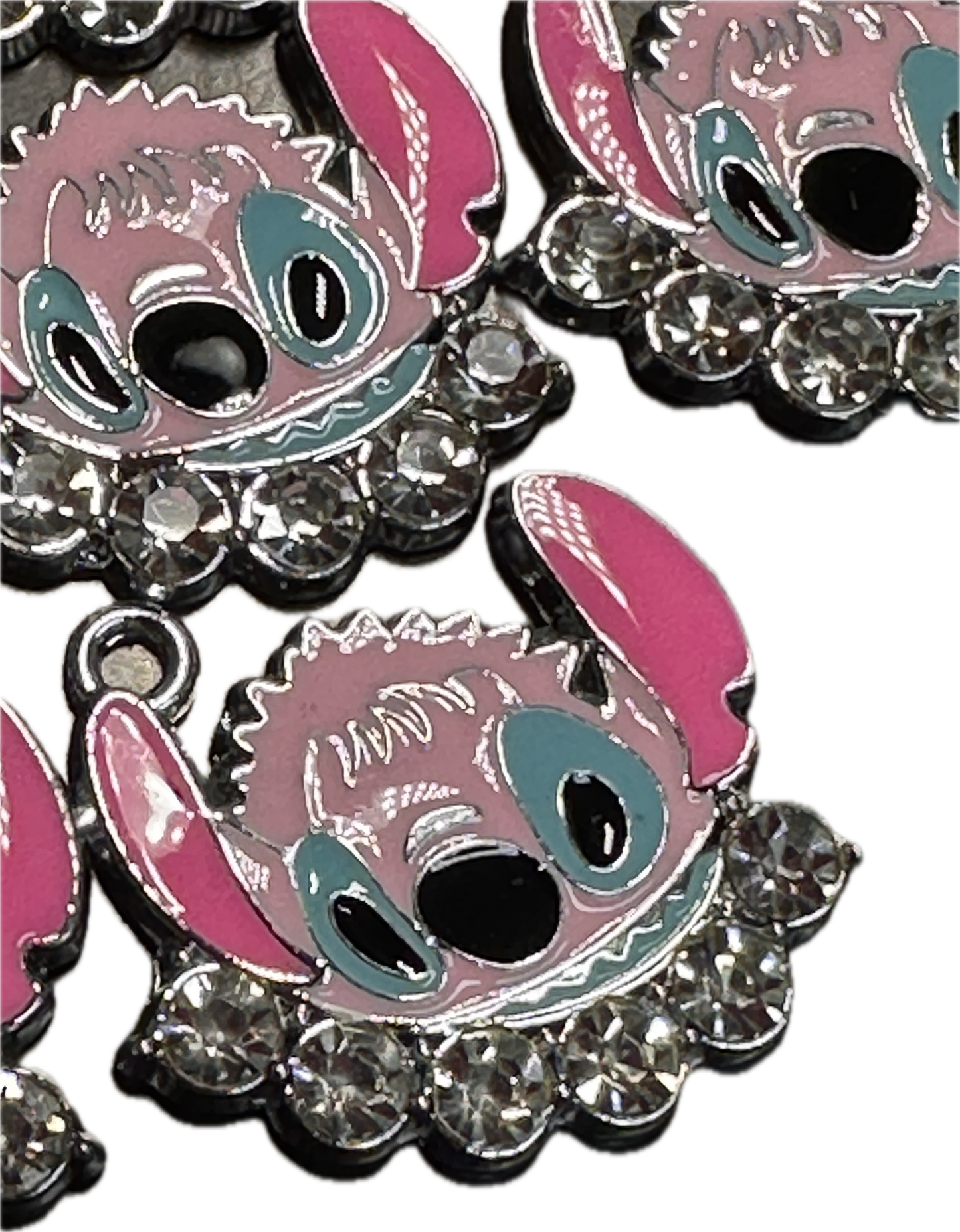 Girl Stit Enamel rhinestone metal charms/ DIY charm bracelet/ DIY necklace/ STIT2/ DIY earrings