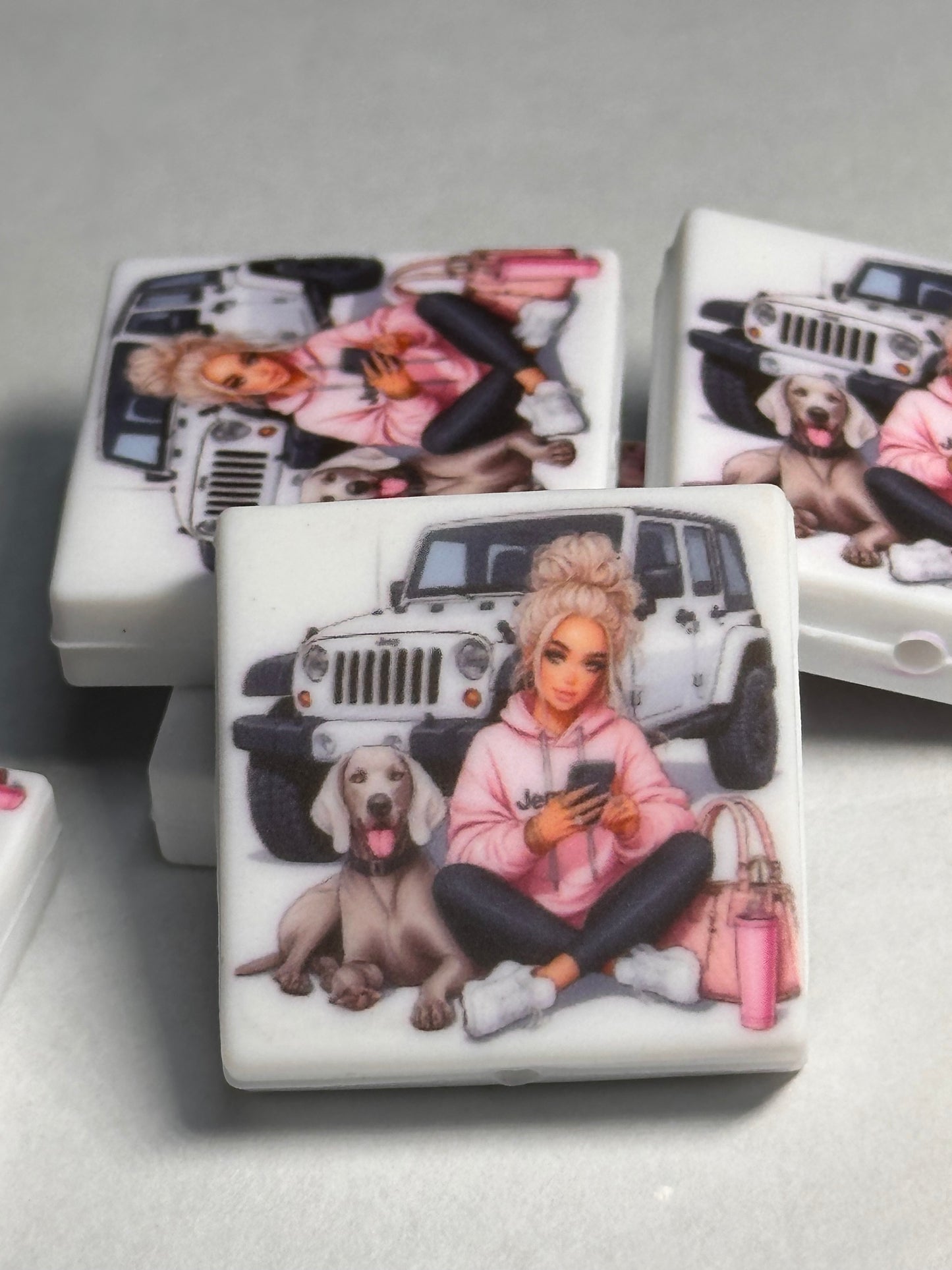 Mommy/ mama Focal Bead/ for beadable pen/ Silicone bead/keychain bead/ Mothers Day/ Blessed mama/ fun mom/ four wheelin’ / mudding/ dog mom/ duck duck/ club/ top down