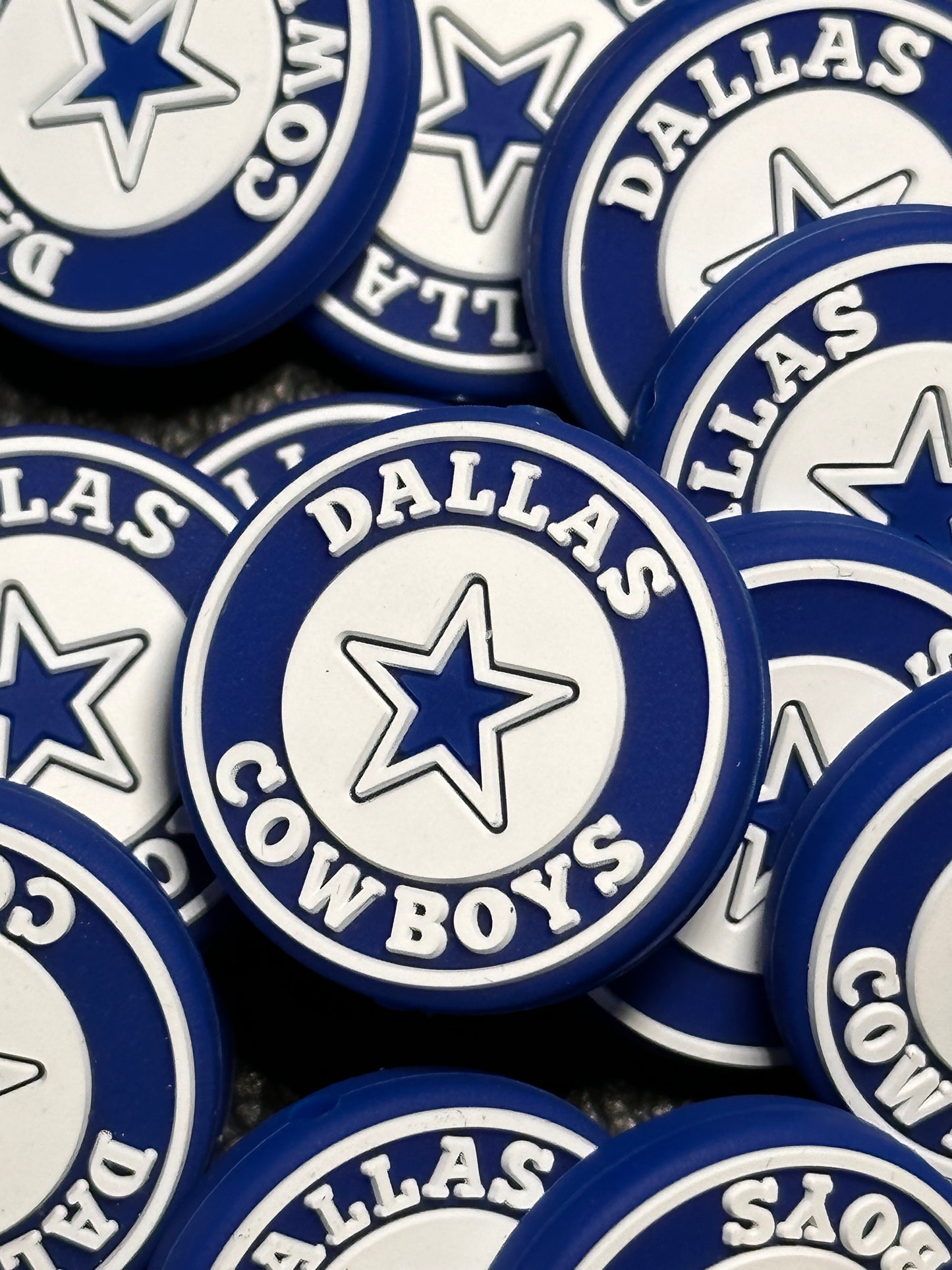 Dallas Cowboys focal bead