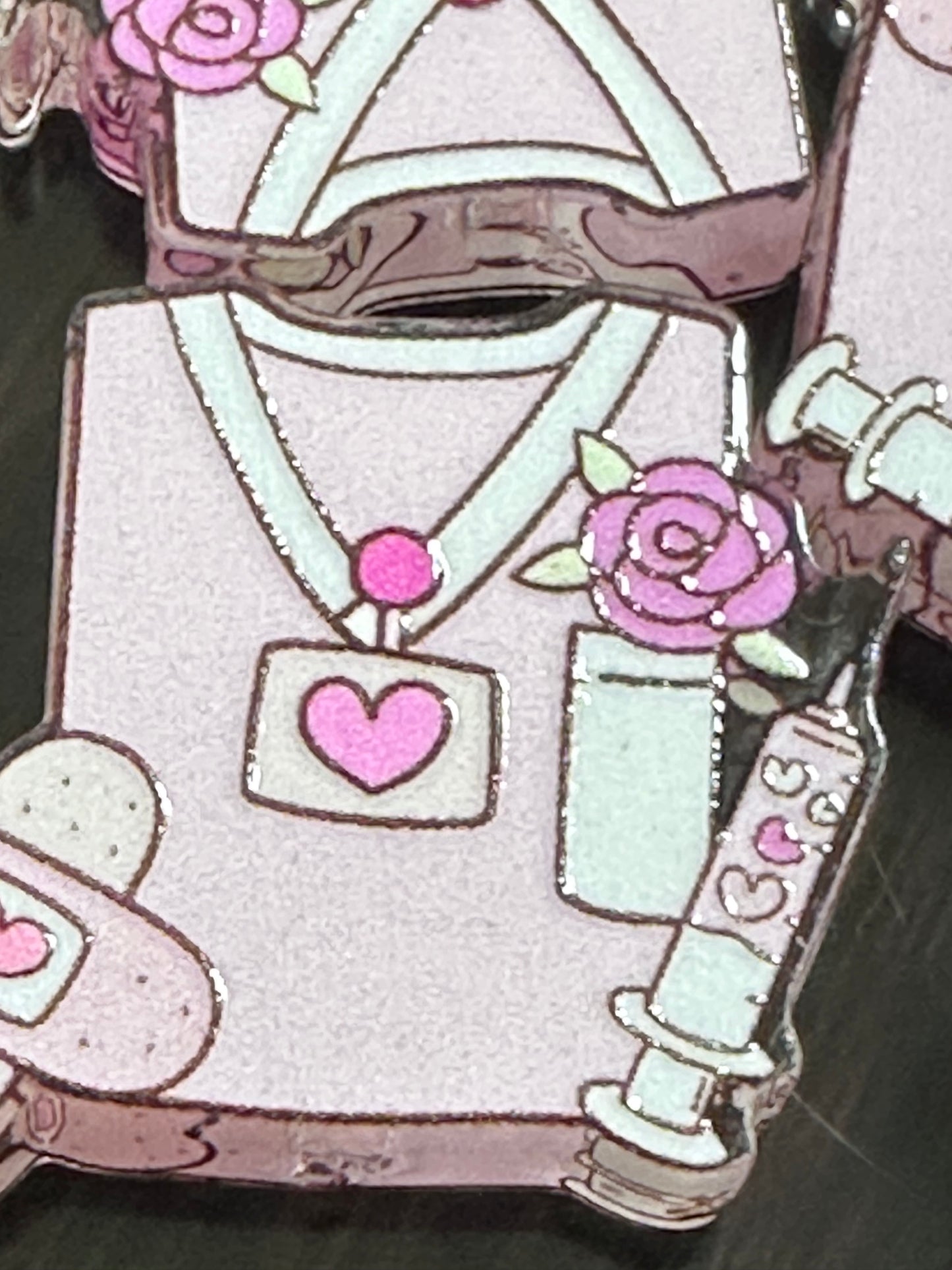 Nurse acrylic focal bead- set of 2/ focal bead/ pen beading / keychain bead/Pink scrubs