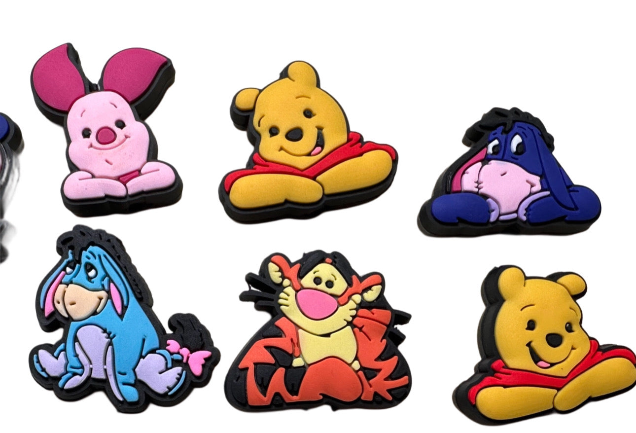 Character/ Focal Bead/ beadable pen/ Silicone bead/ keychain bead/ pig/ bear/ tiger/ elephant