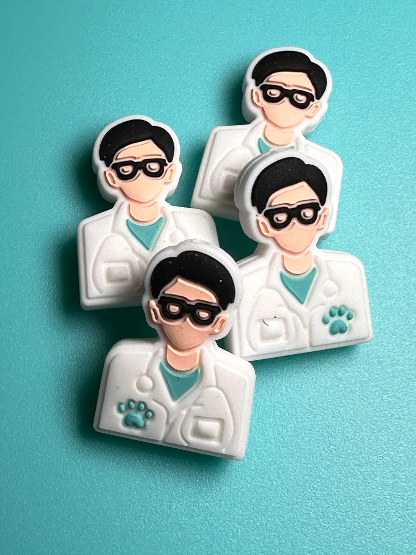 Animal doctor/ VET/Focal Bead/ beadable pen/ Silicone bead/ keychain bead/ #2