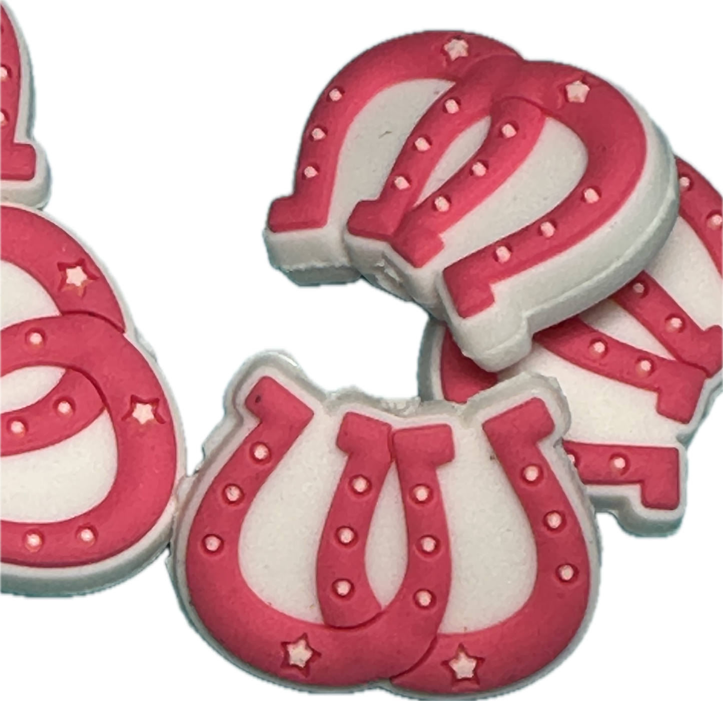 Lucky Horseshoe focal beads /beadable pen beads/ Silicone bead/ keychain bead/ DIY/ lucky