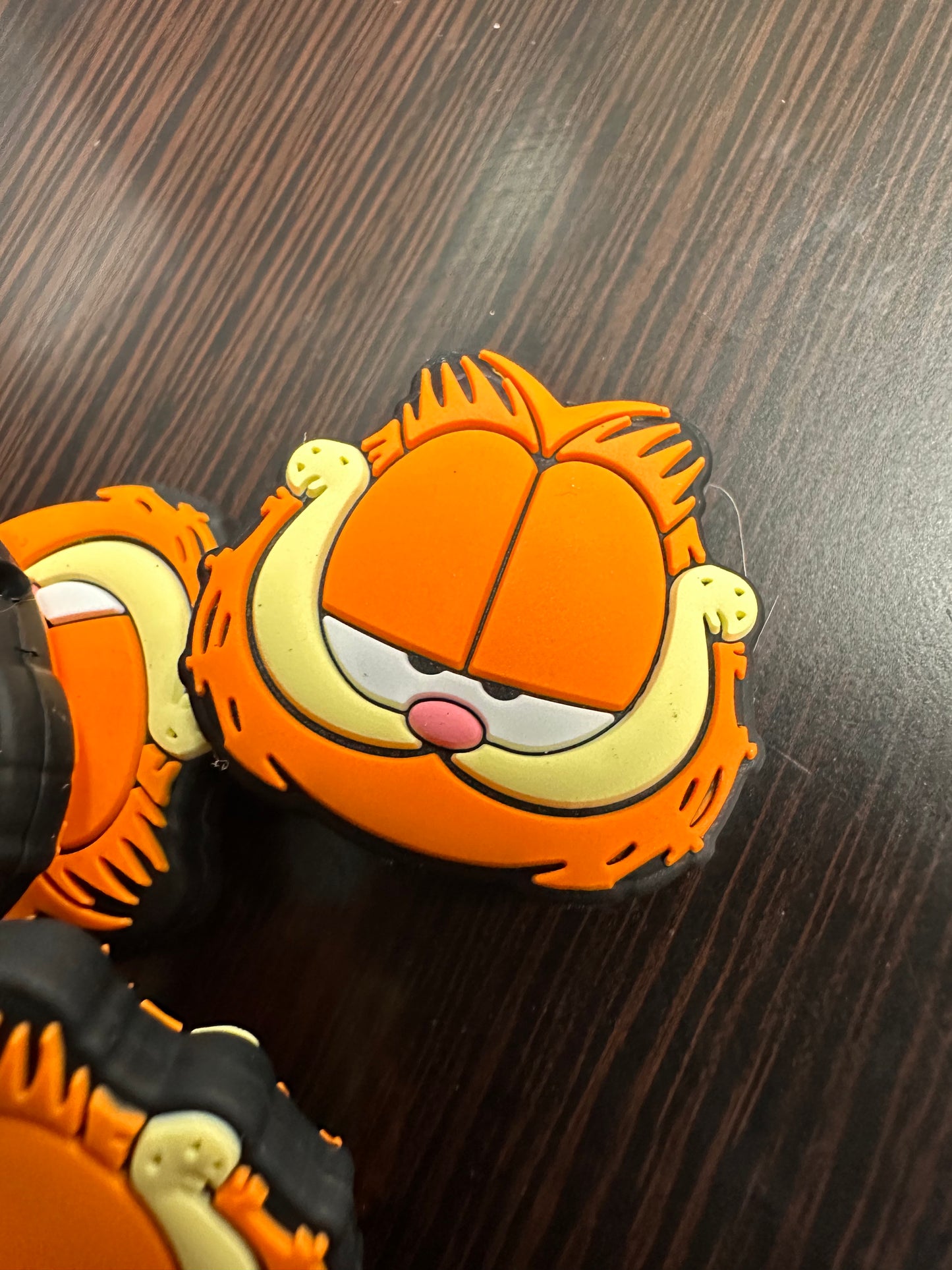 Orange cat Focal Bead/ beadable pen/ Silicone bead/ animal/ keychain bead/ kitty