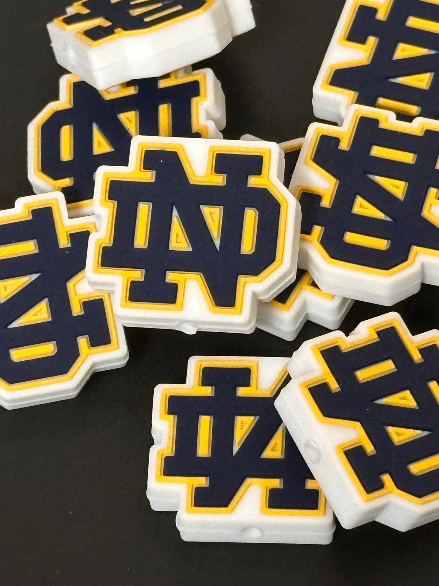 Notre Dame Football team focal bead / New York