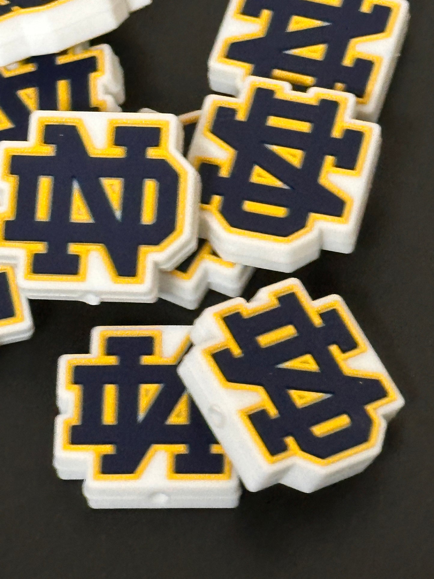 Notre Dame Football team focal bead / New York