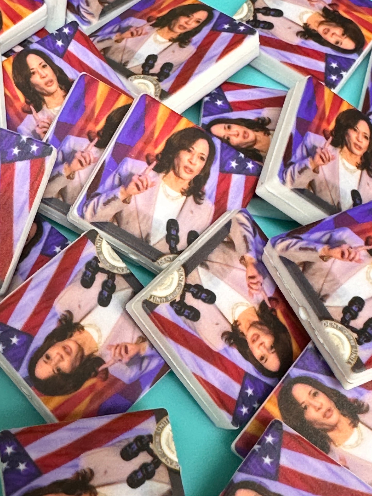 Kamala Harris / Presidential election Focal Bead / 2024 / design 11