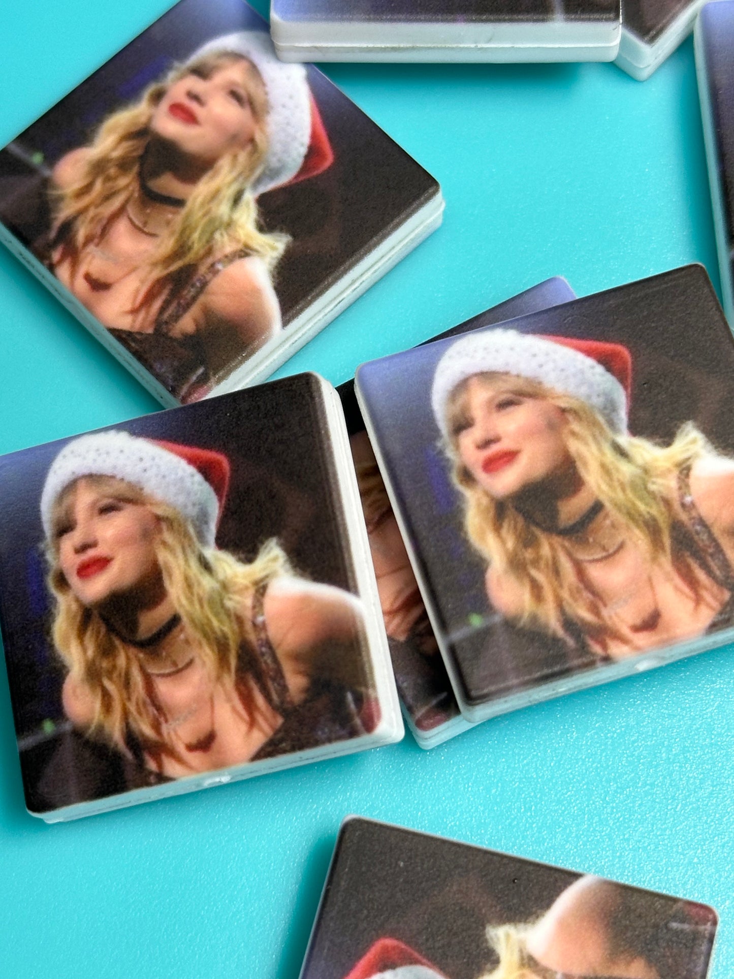 Christmas Taylor Swift focal bead design #1