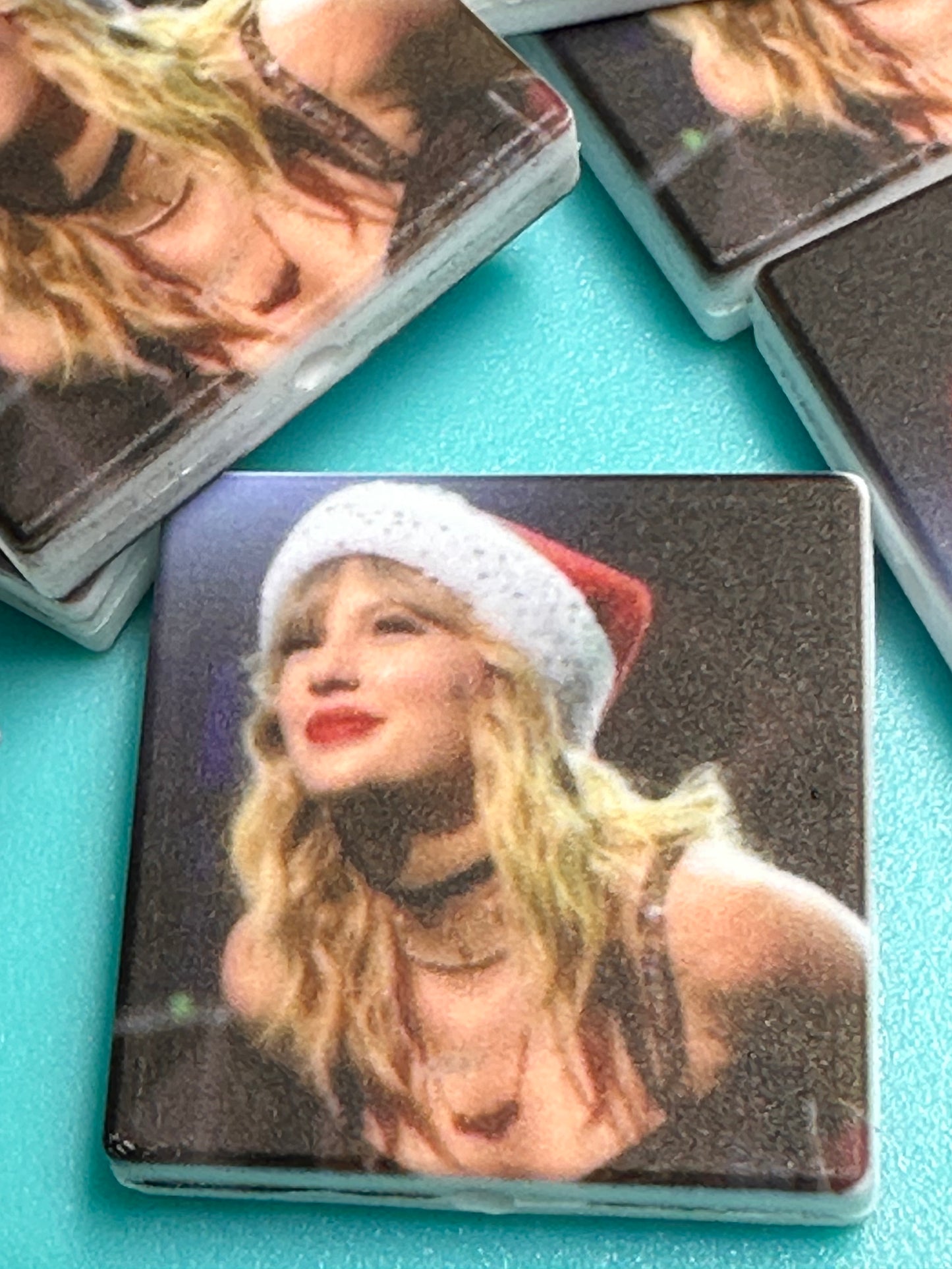 Christmas Taylor Swift focal bead design #1