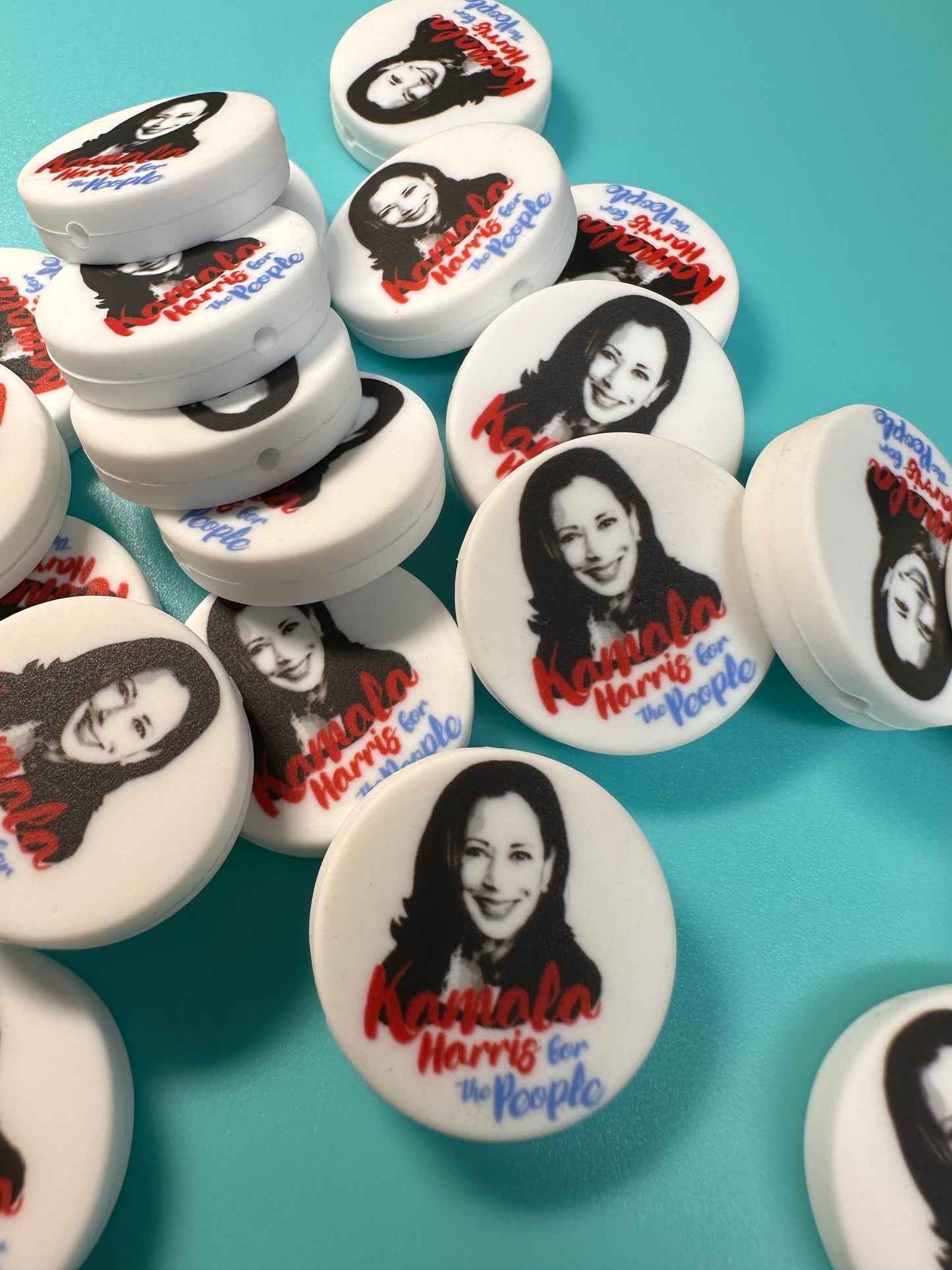 Kamala Harris / Presidential election Focal Bead / 2024 / design 14