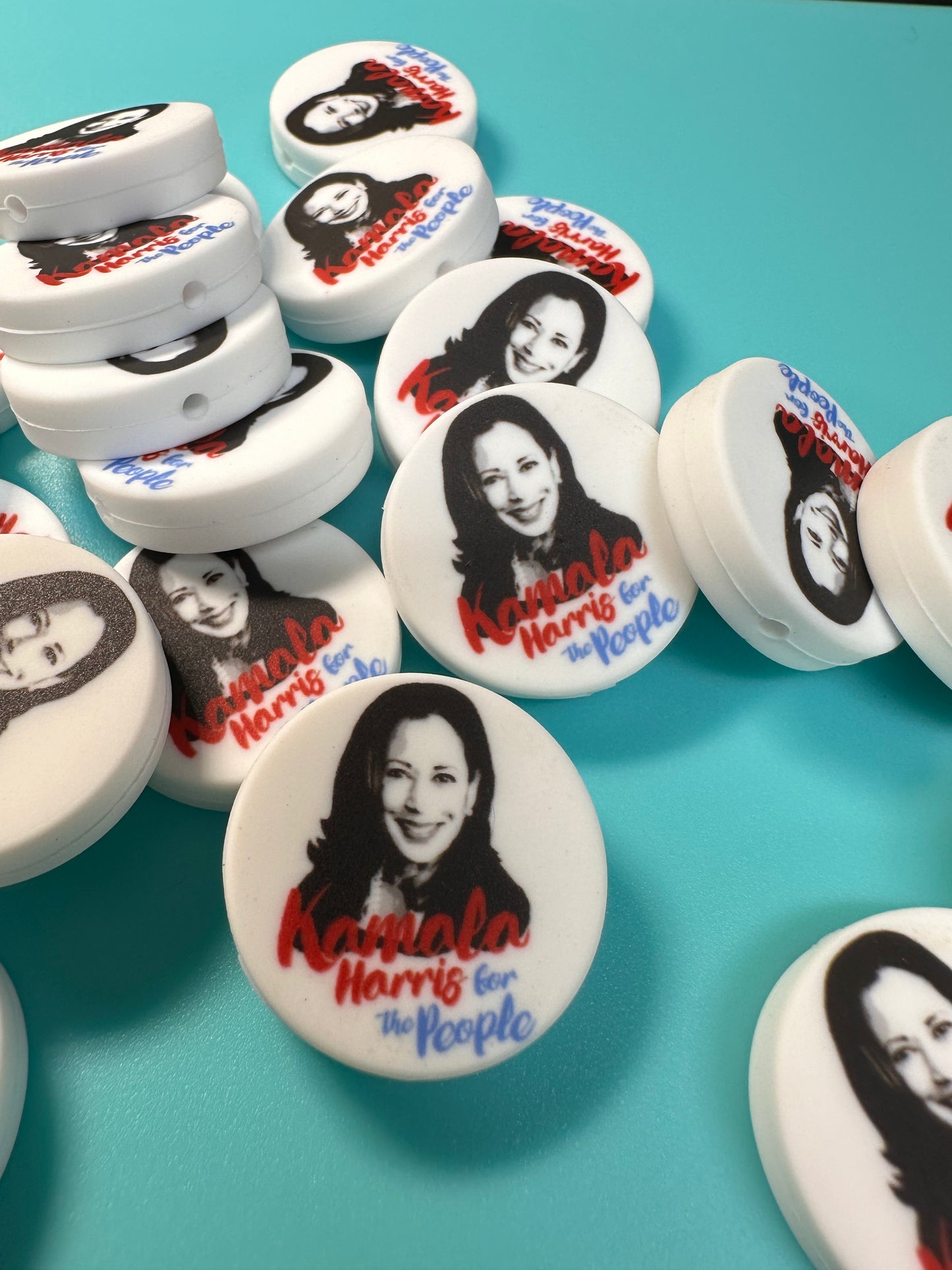 Kamala Harris / Presidential election Focal Bead / 2024 / design 14