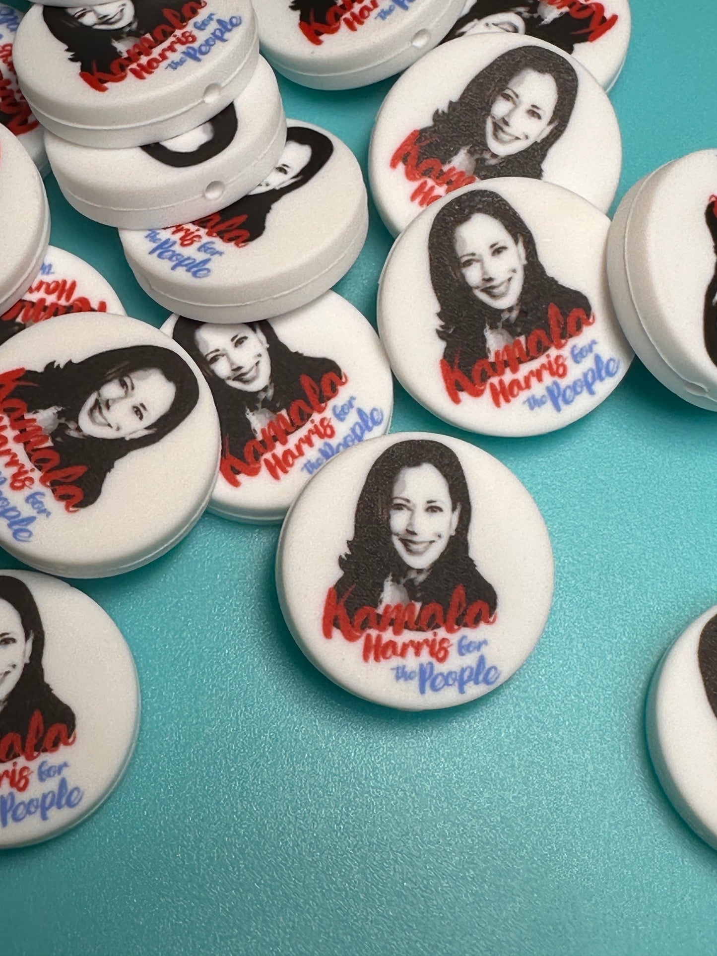 Kamala Harris / Presidential election Focal Bead / 2024 / design 14