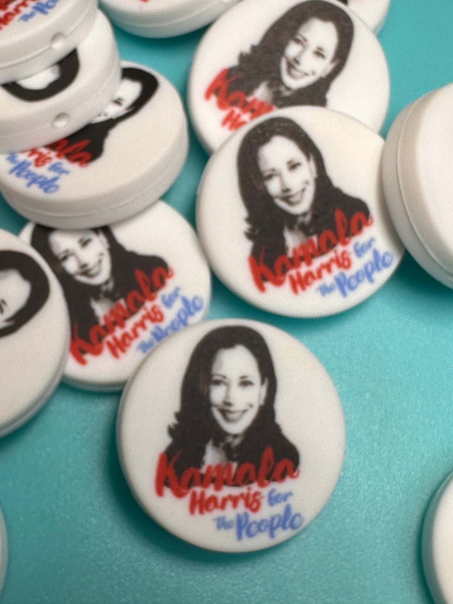 Kamala Harris / Presidential election Focal Bead / 2024 / design 14