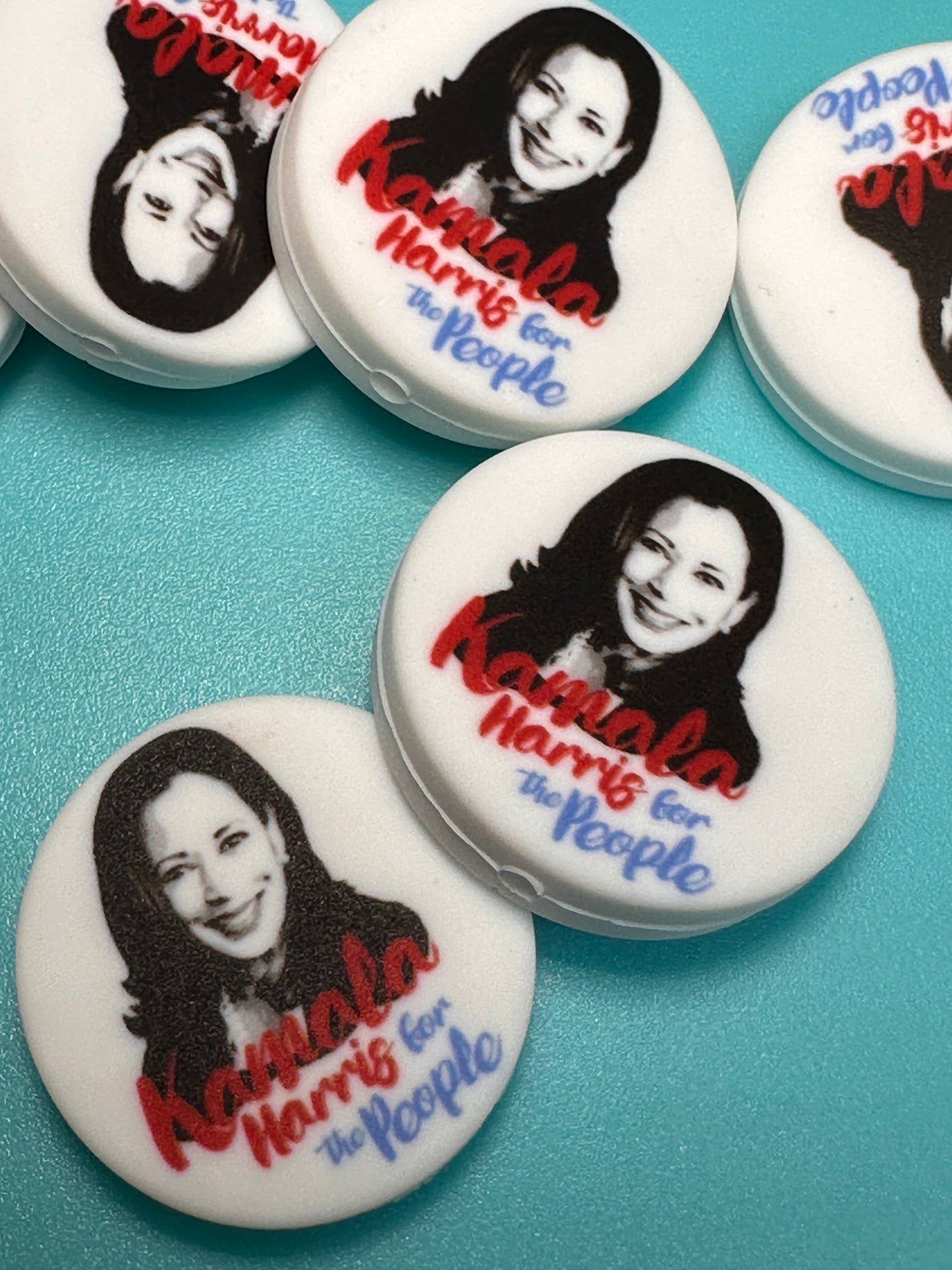 Kamala Harris / Presidential election Focal Bead / 2024 / design 14