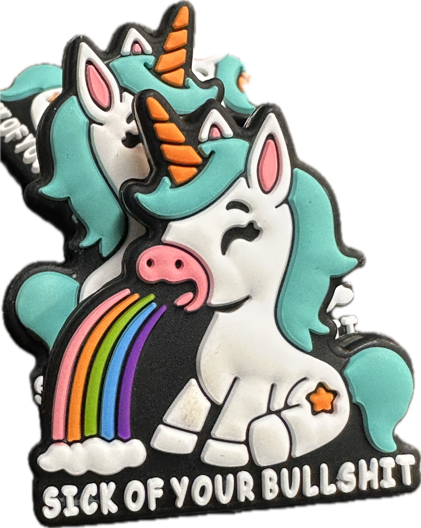 Unicorn Focal Bead/ beadable pen/ Silicone bead/ keychain bead/DIY/unicorn/rainbow