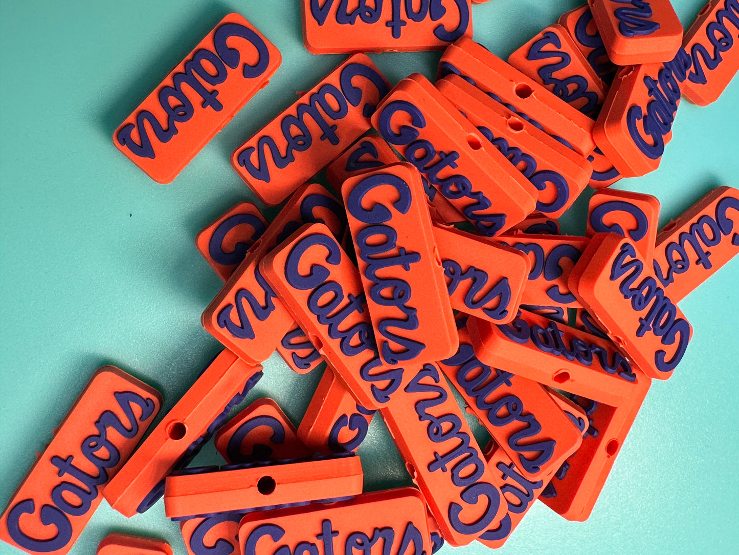 Florida Gators focal bead / logo/ design #3