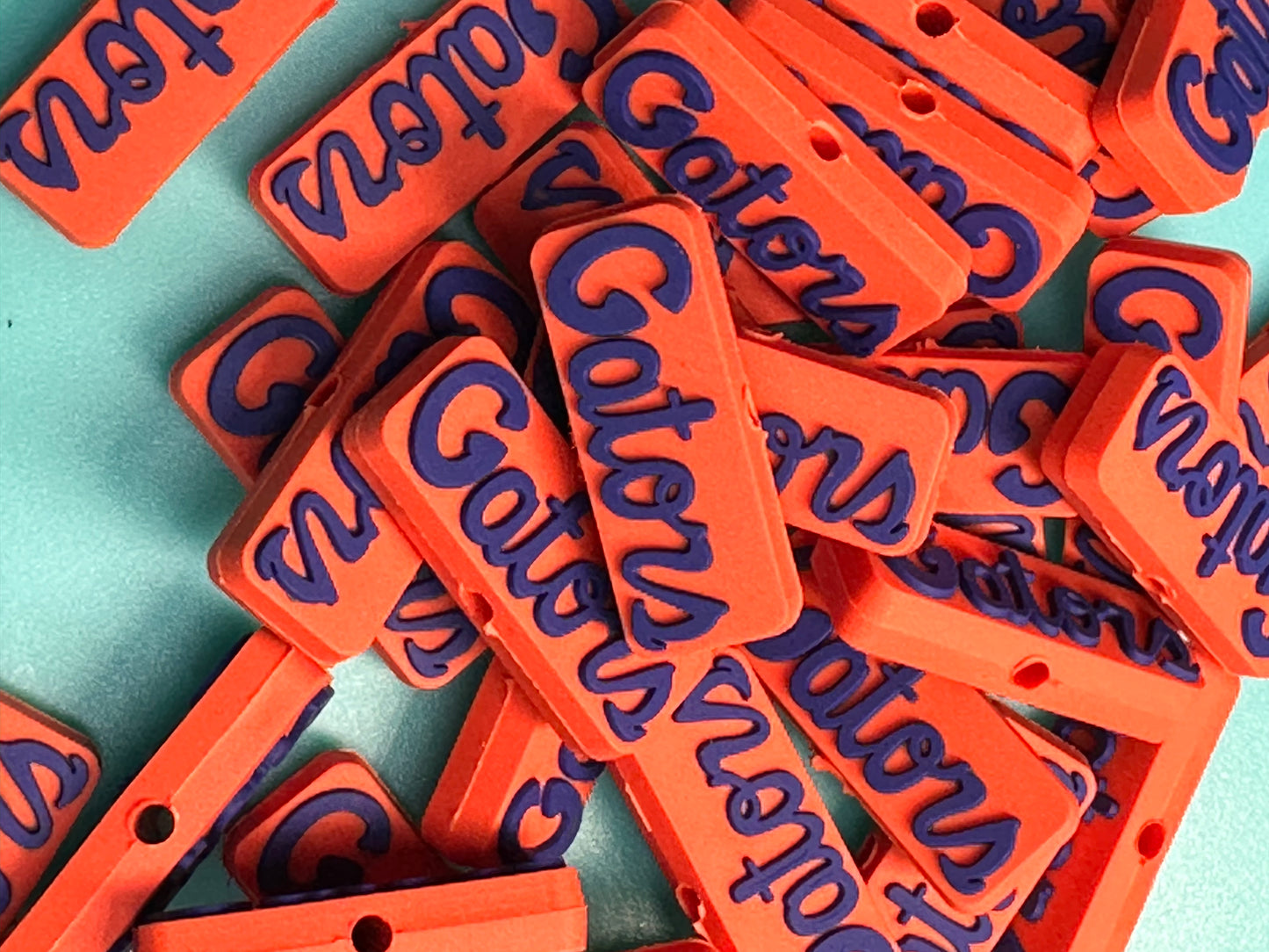 Florida Gators focal bead / logo/ design #3
