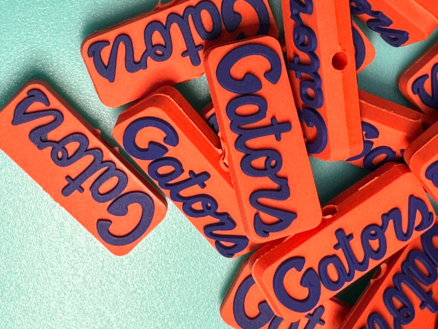 Florida Gators focal bead / logo/ design #3