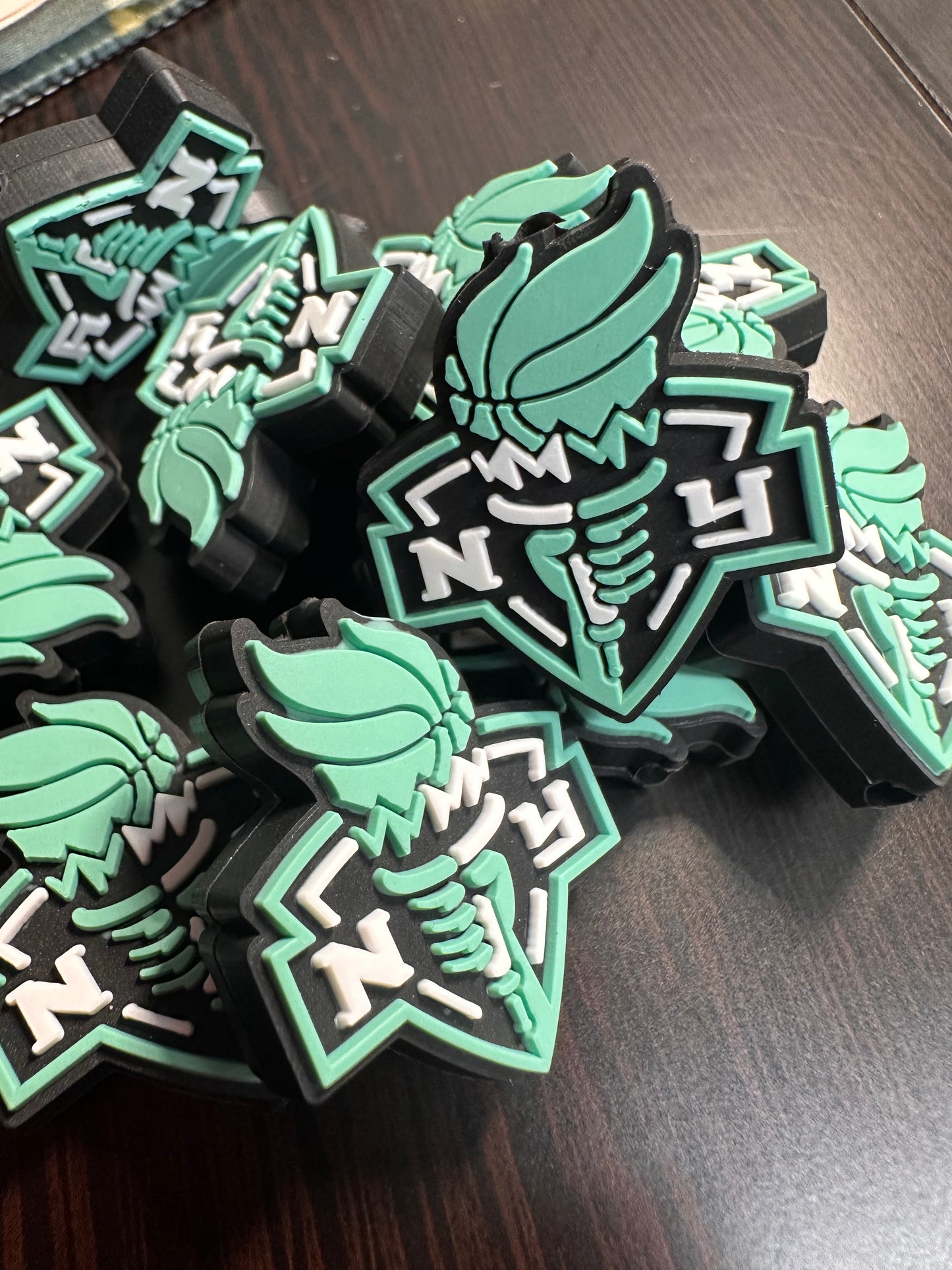 NEW WNBA New York Liberty focal bead / torch/ womens national basketball team/ Brooklyn / lady liberty